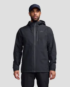 Men's Ridge 3L GORE-TEX Rain Jacket - Black Stingray Seamless Edge Finishing Transitional Wear