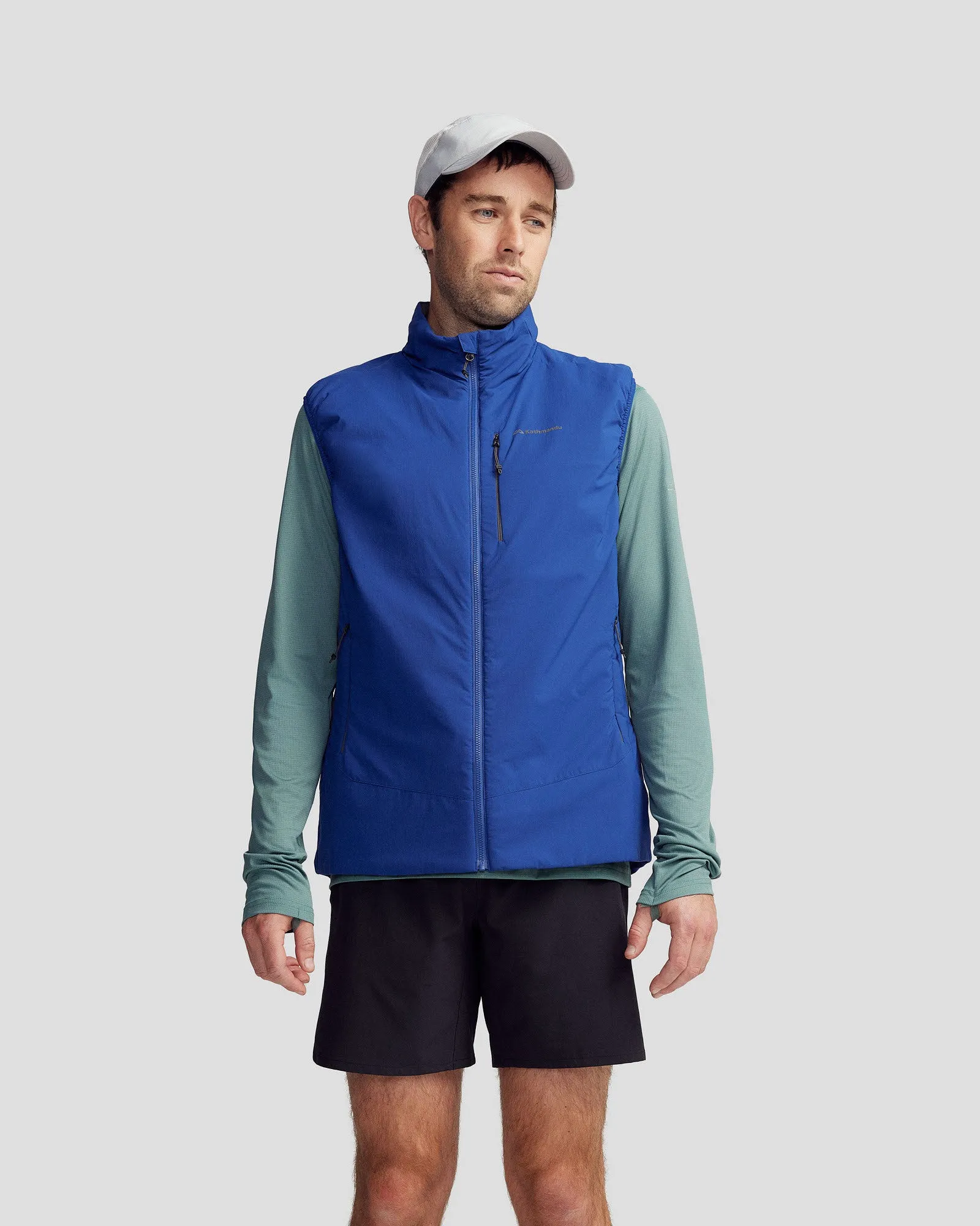 Men's Seeker Primaloft Active Vest - Bright Navy Flex Fit Design