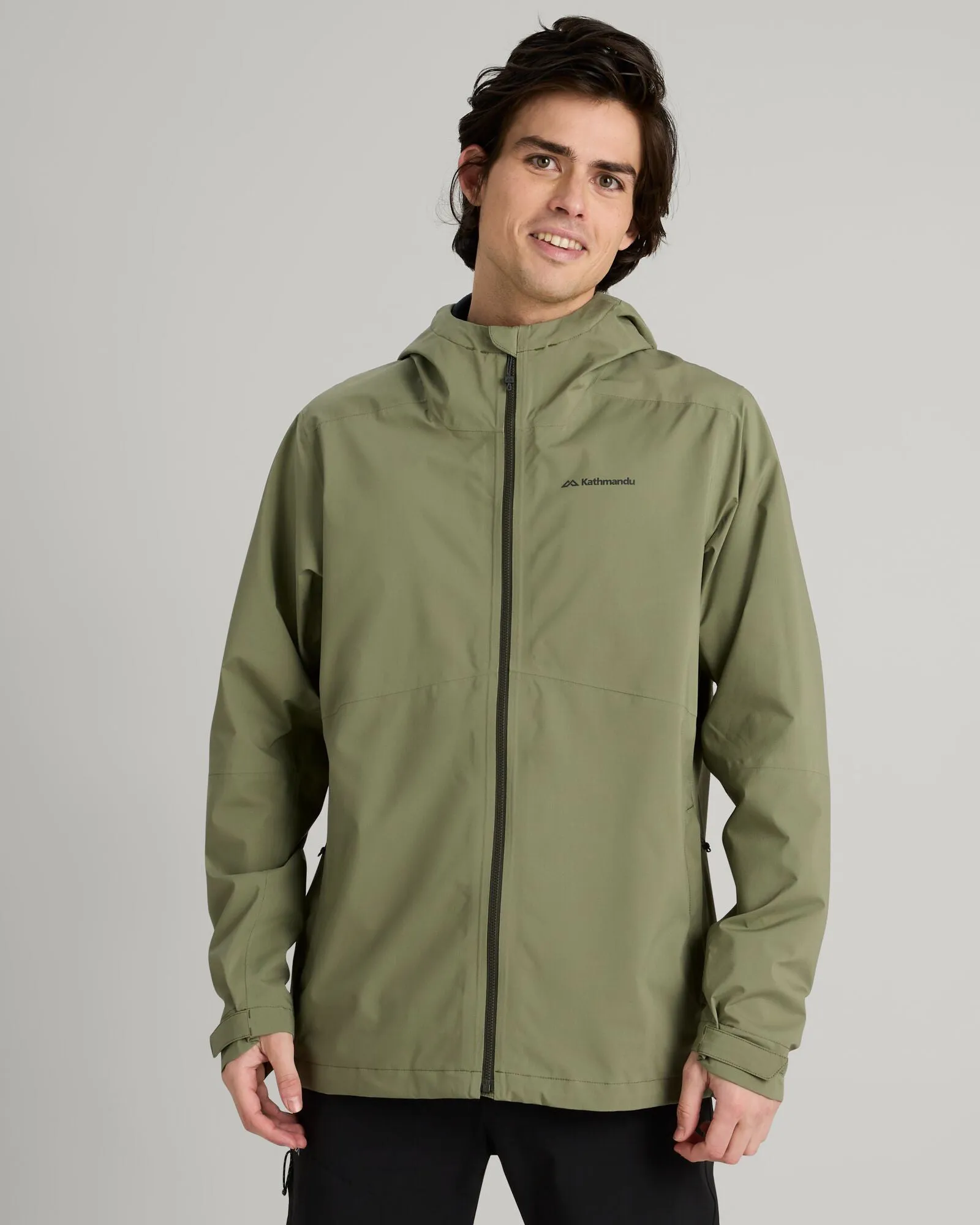 Subtle Layers Men's Trailhead Stretch 2.5-layer Rain Jacket - Beech