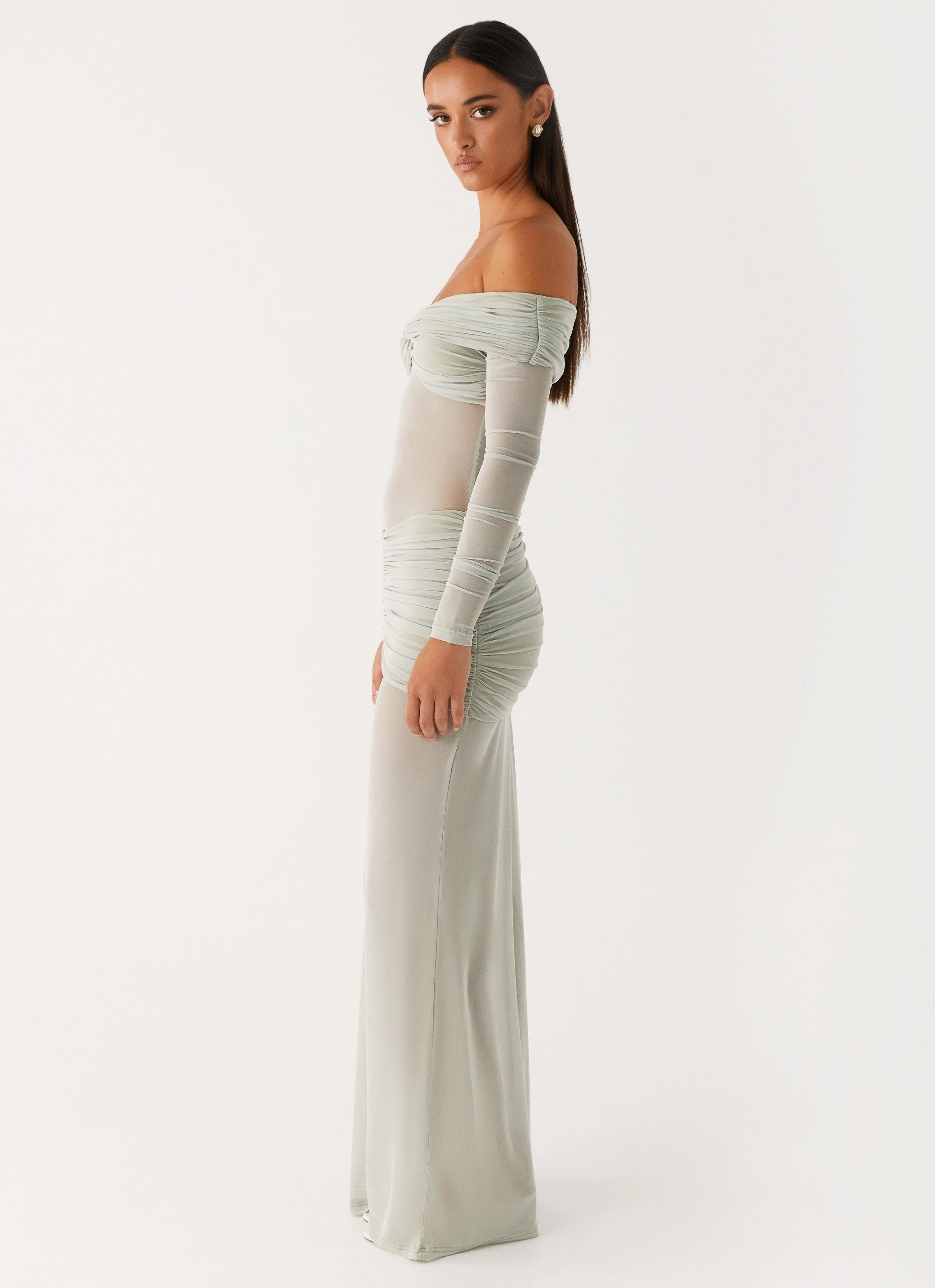 Fashionable Layer Trendy Wearable Mercy Maxi Dress - Sage
