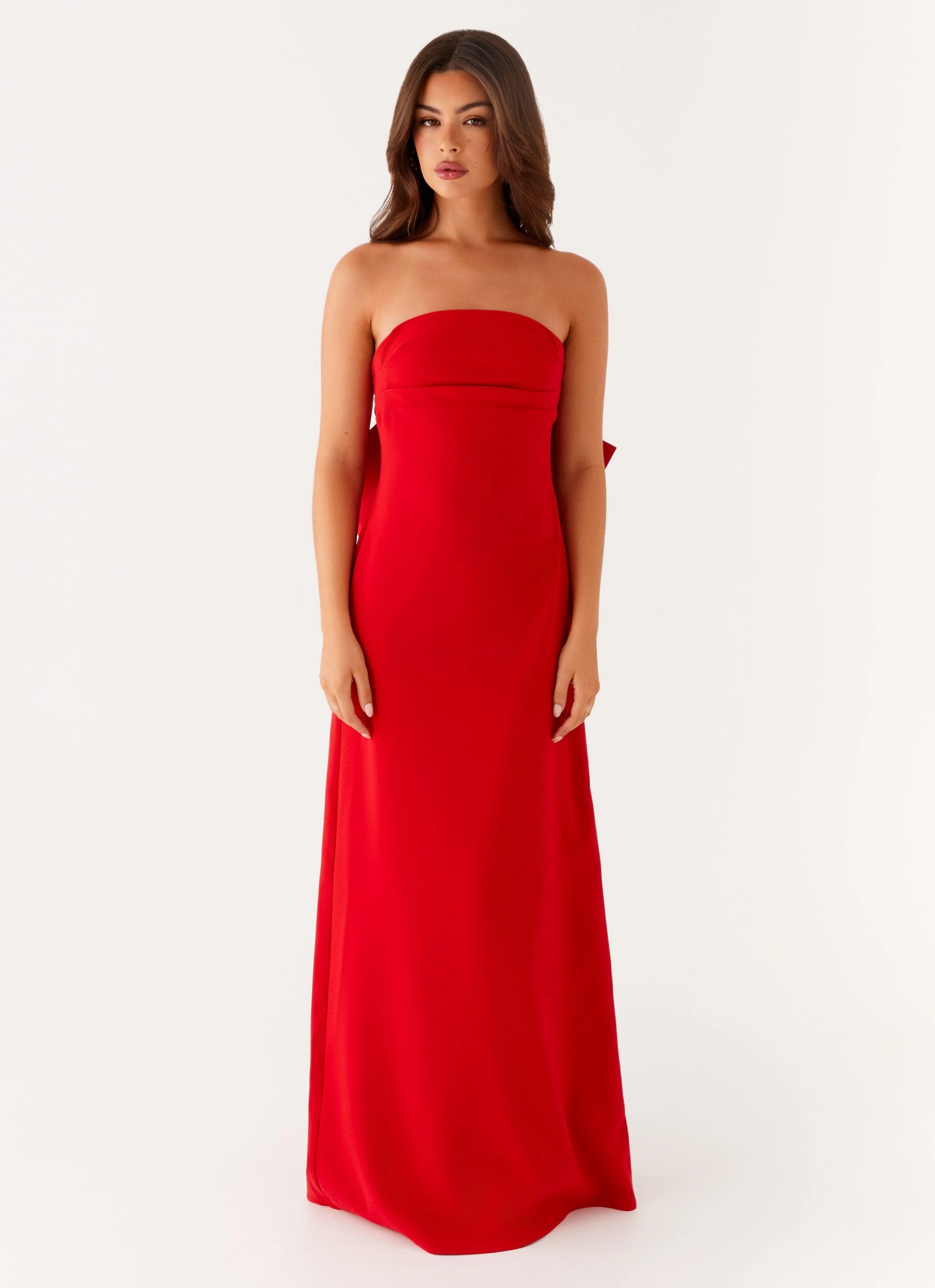 Confident Touch Comfortable Style Meredith Maxi Dress - Red