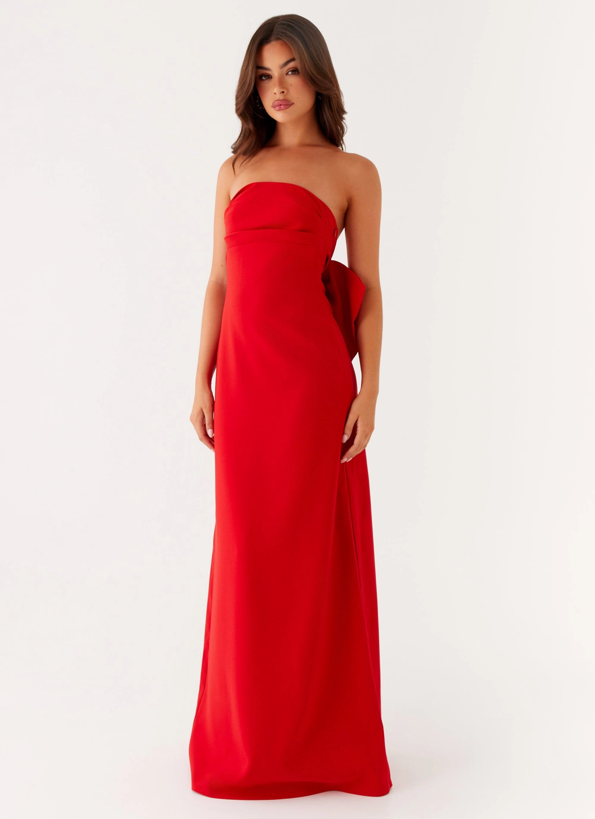 Meredith Maxi Dress - Red Trendy Fit