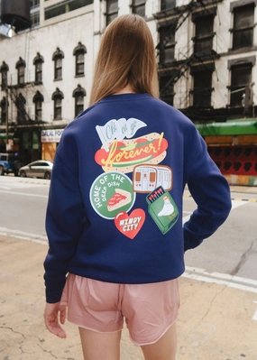 Chicago Patches Sweatshirt Fashion Layers