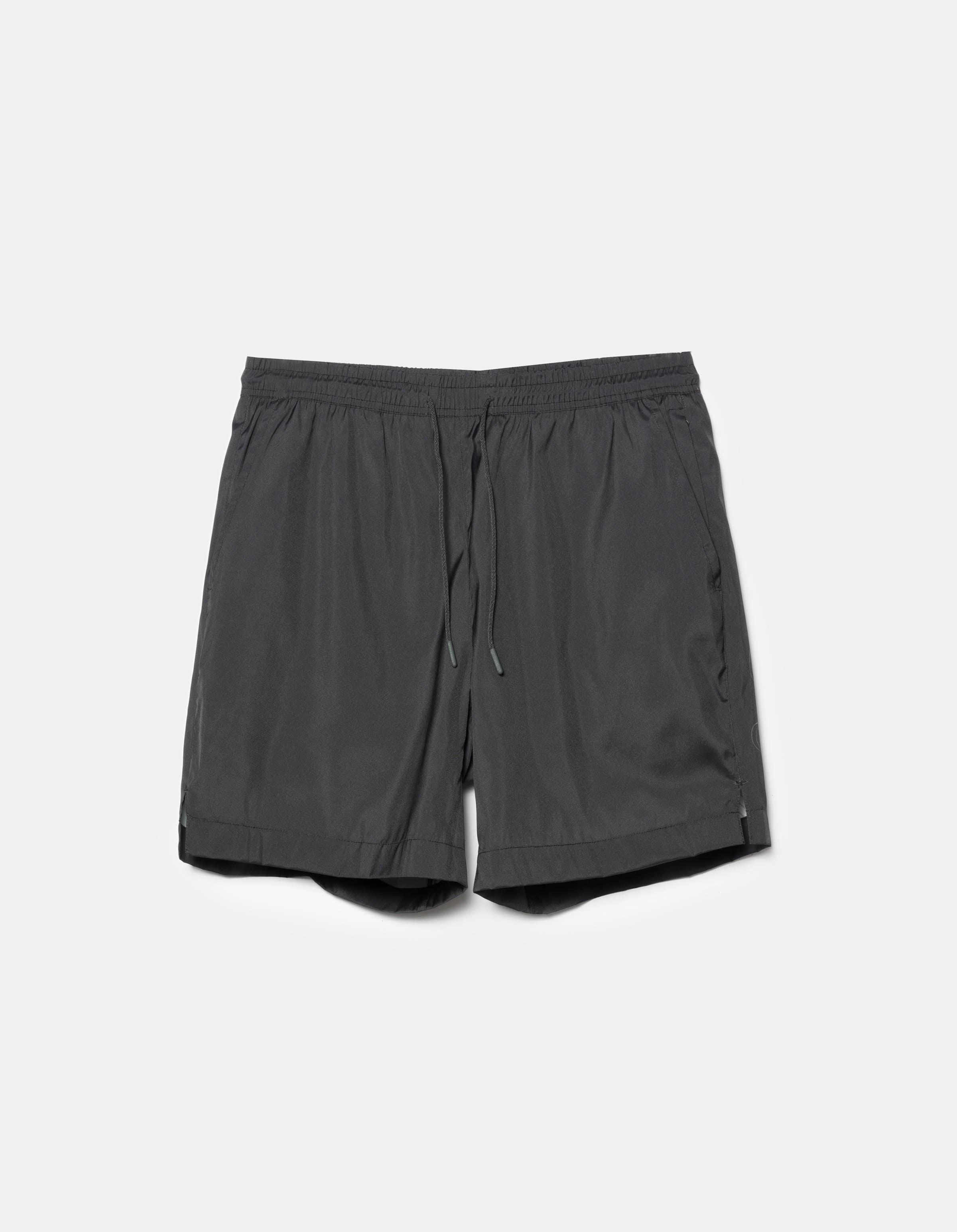 1543 Crow & Heron Swim Shorts Black Soft Inner Lining Recycled Elastic Trim