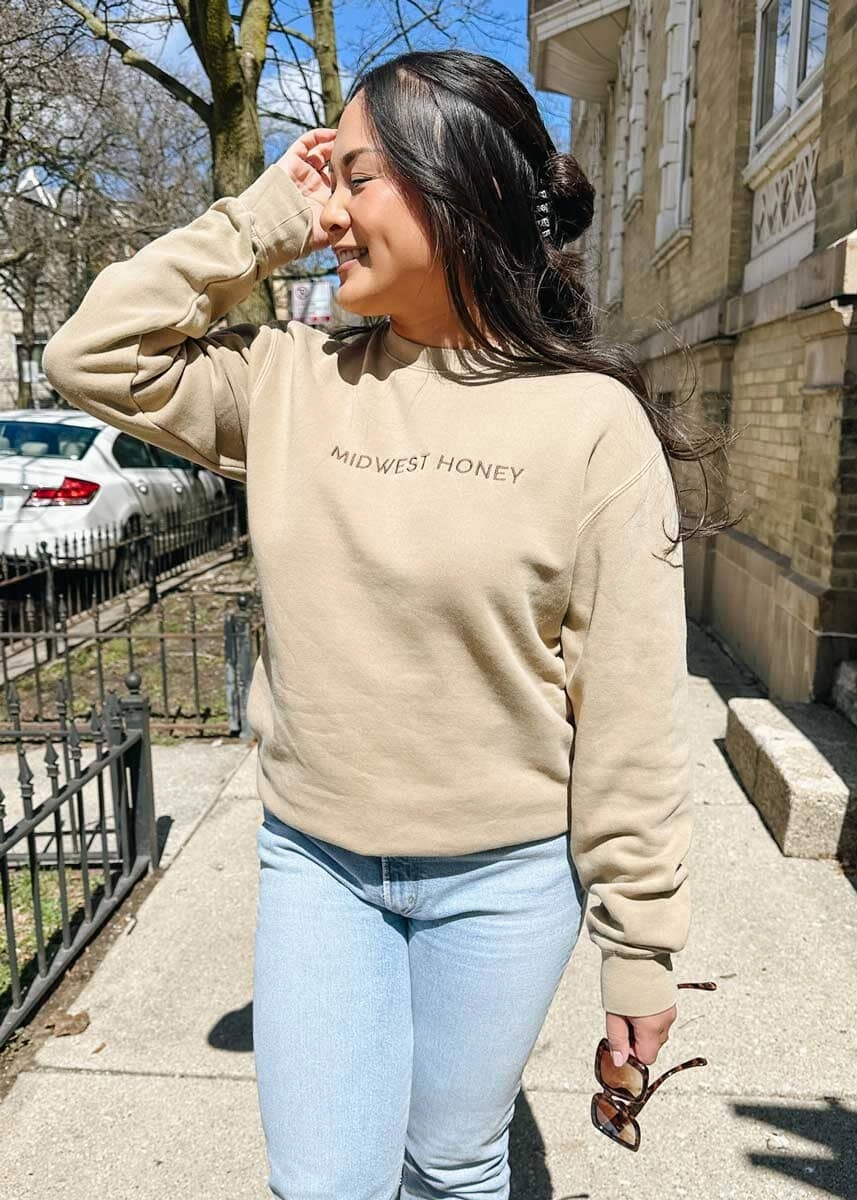Effortless Layer Midwest Honey Sweatshirt