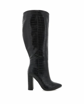 MILLA CURVE - BLACK CROC sweat-wicking