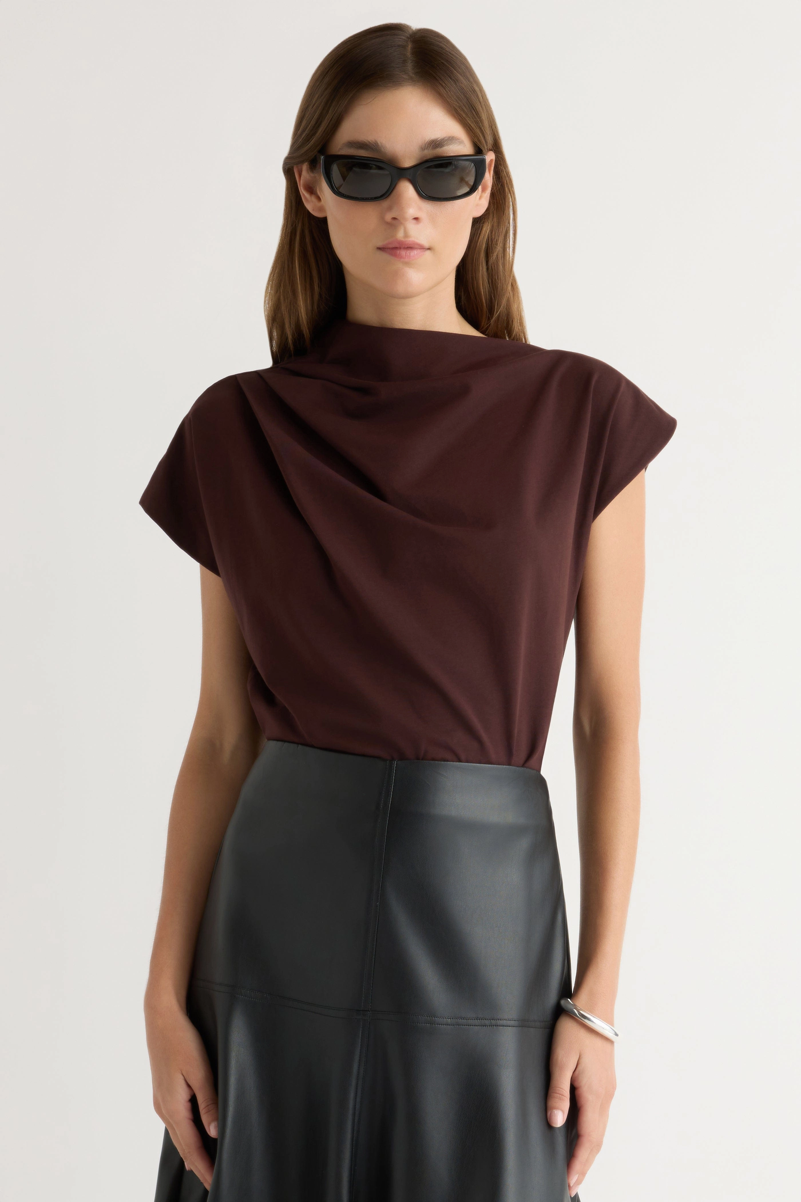 Wedding Kenny Asymmetric-Neck Tee