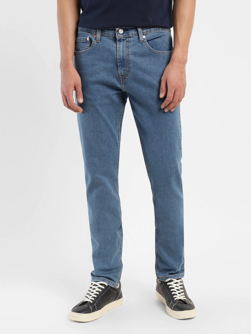 Men's 512 Blue Slim Tapered Fit Mid Rise Jeans All Day Use Daily Mix