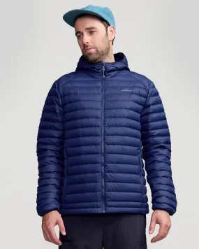 Secure Internal Pockets Eco Friendly Production Men's Heli Down Hooded Jacket v3 - Pure Navy