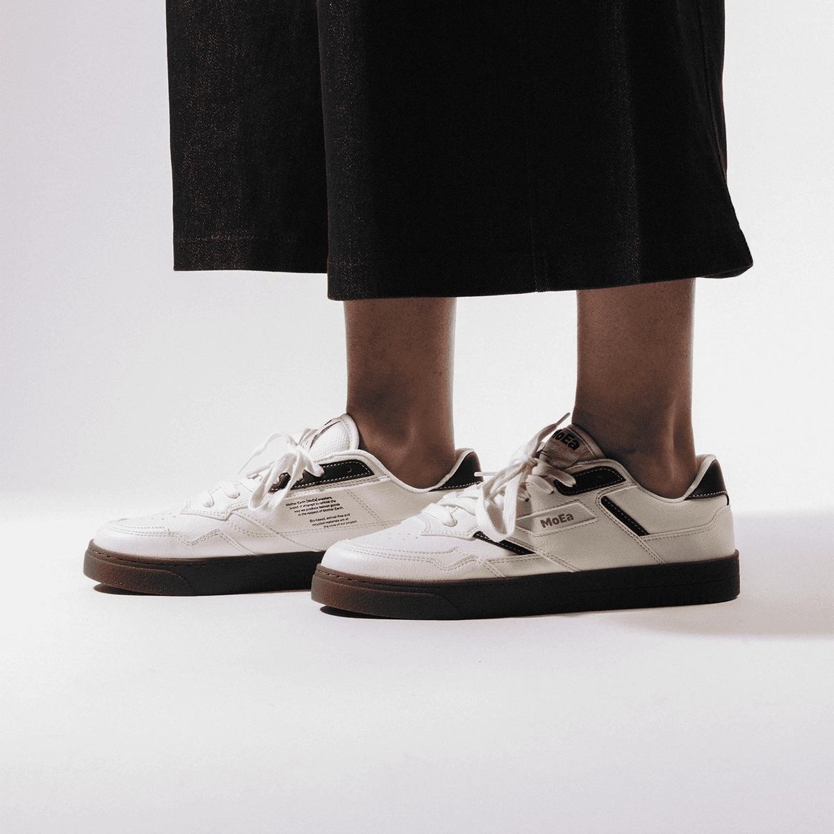 Ventilated Tongue Design Every Walk GEN9 Sneaker in White Black from MoEa