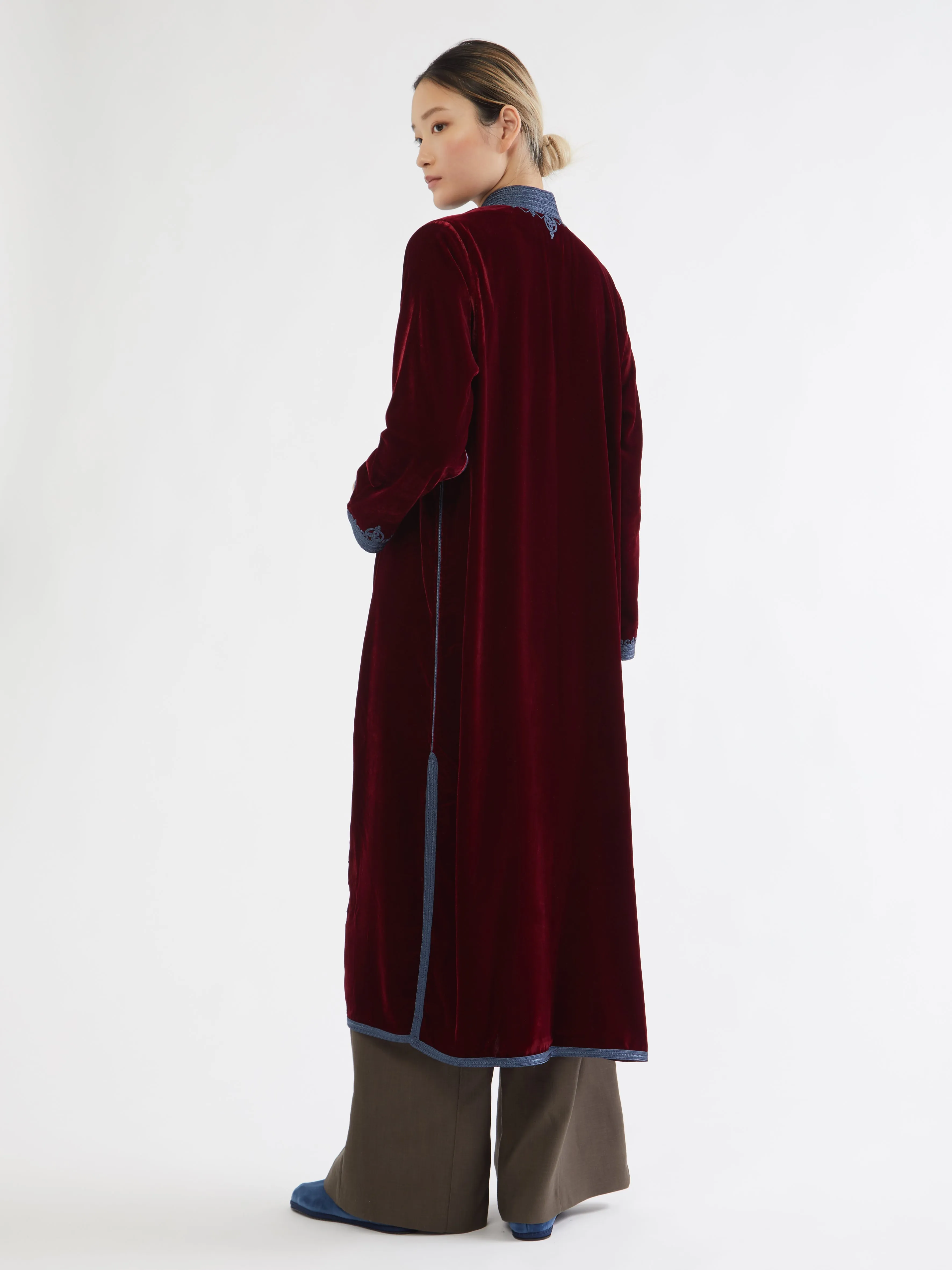 All Purpose Outerwear Moroccan velvet coat