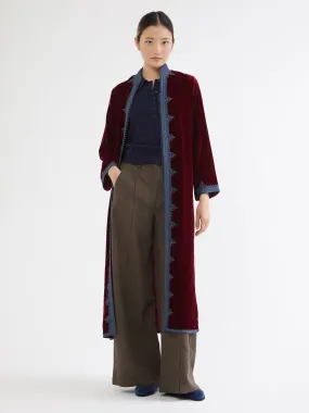 Insulated Warmth Comfort Focused Design Moroccan velvet coat
