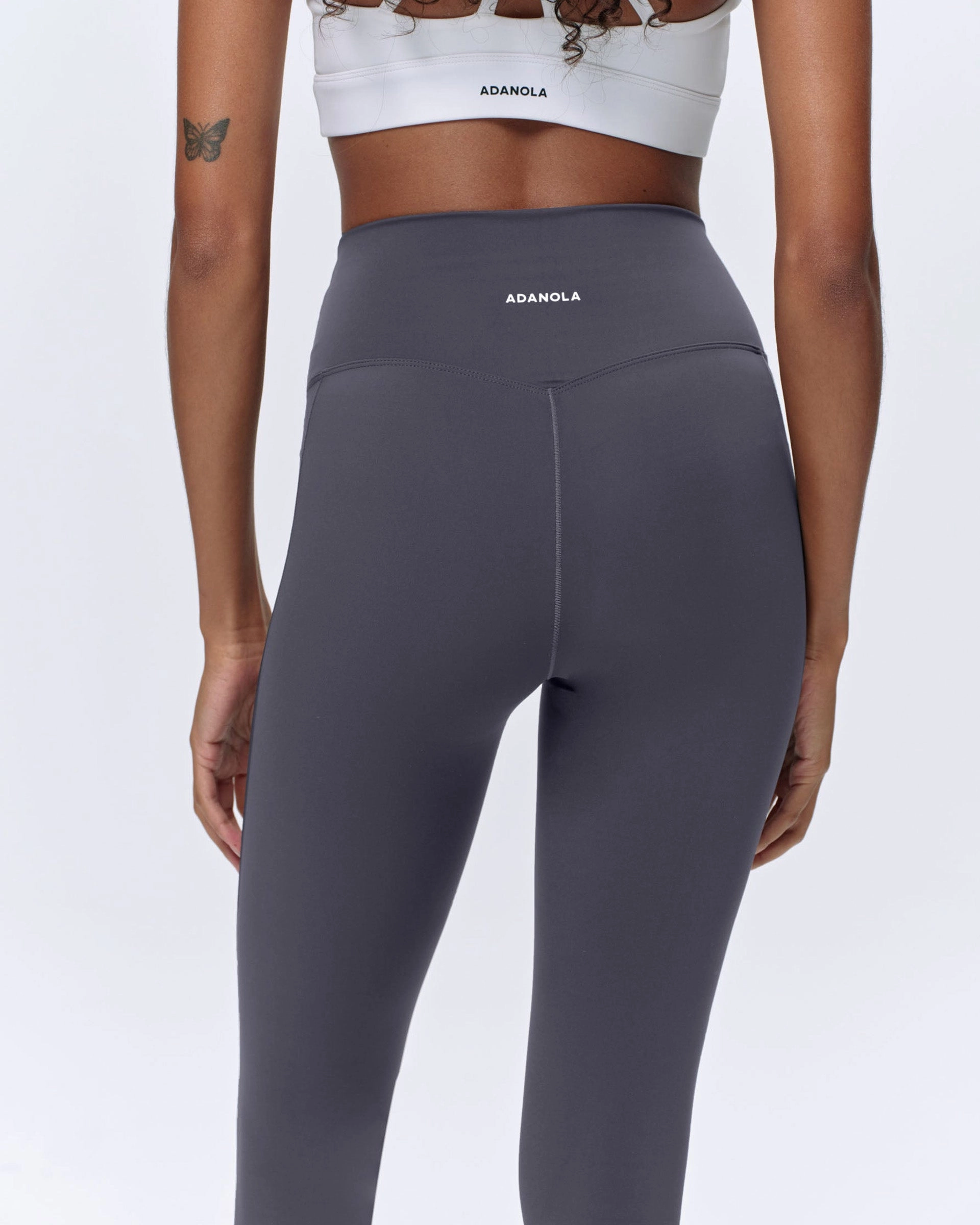 Ultimate Seam Detail Zip Pocket Leggings - Dark Grey Fitness Lover Cycling Trip Mountain Hike Ultra Light