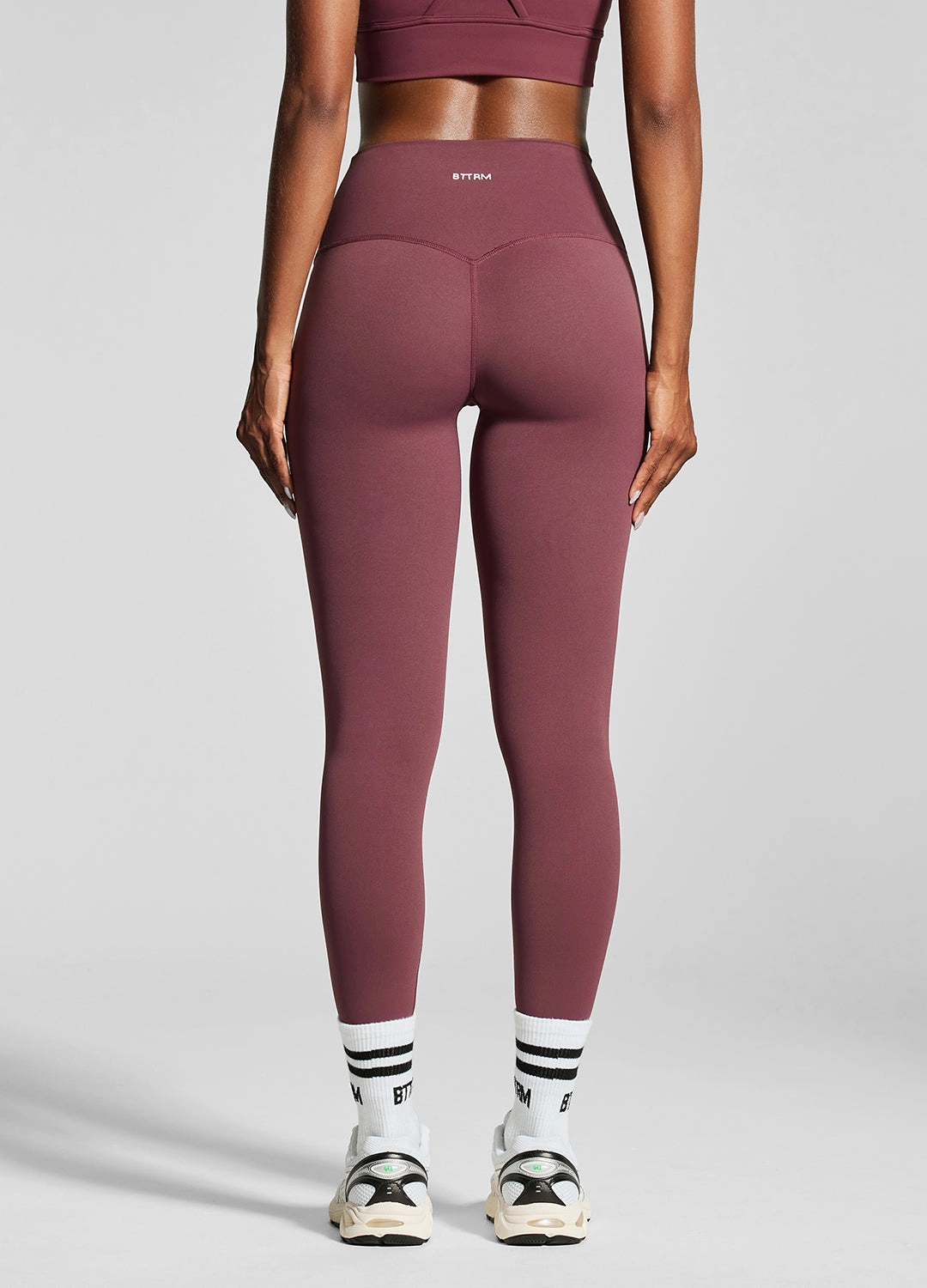 Thermal Regulating Fabric High Rise Fit Burgundy ? Leggings