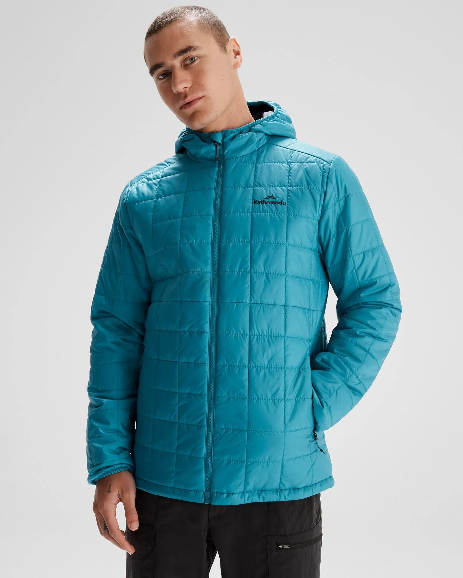 Men's Heli R Insulated Hooded Jacket - Eddy EcoFriendly Dye