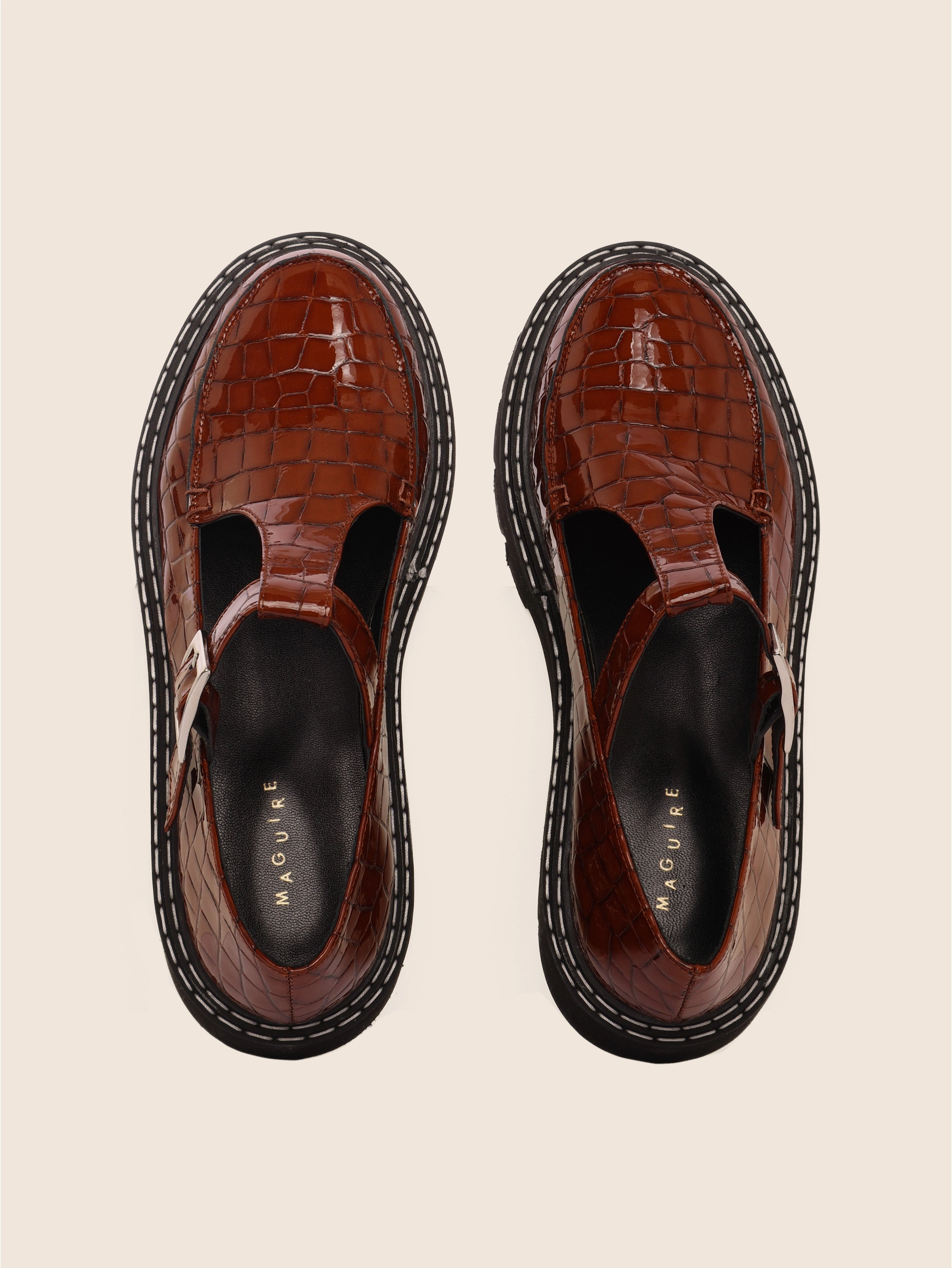 Simple Cushioning Neiva Brown Mary Jane