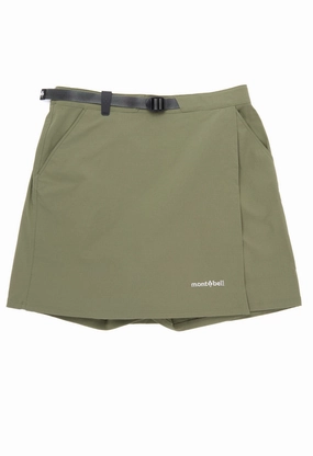 Outdoor Use Montbell Women's Stretch O.D. Wrap Shorts - Khaki
