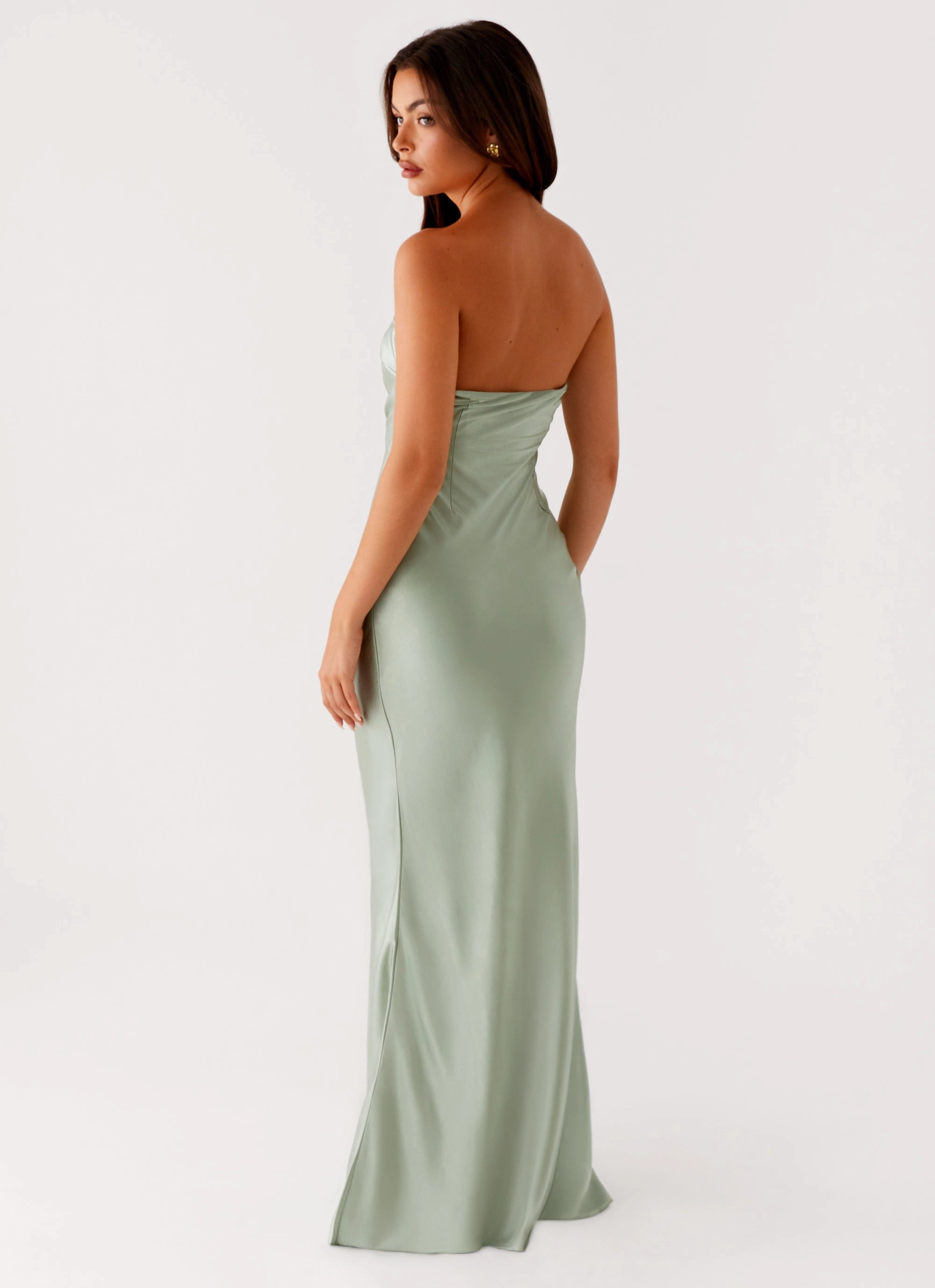 Monte Carlo Maxi Dress - Sage Effortless Waist Design Curve Friendly