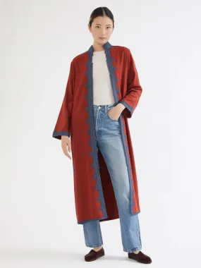 Anti Pill Fabric Tech Moroccan cashmere coat