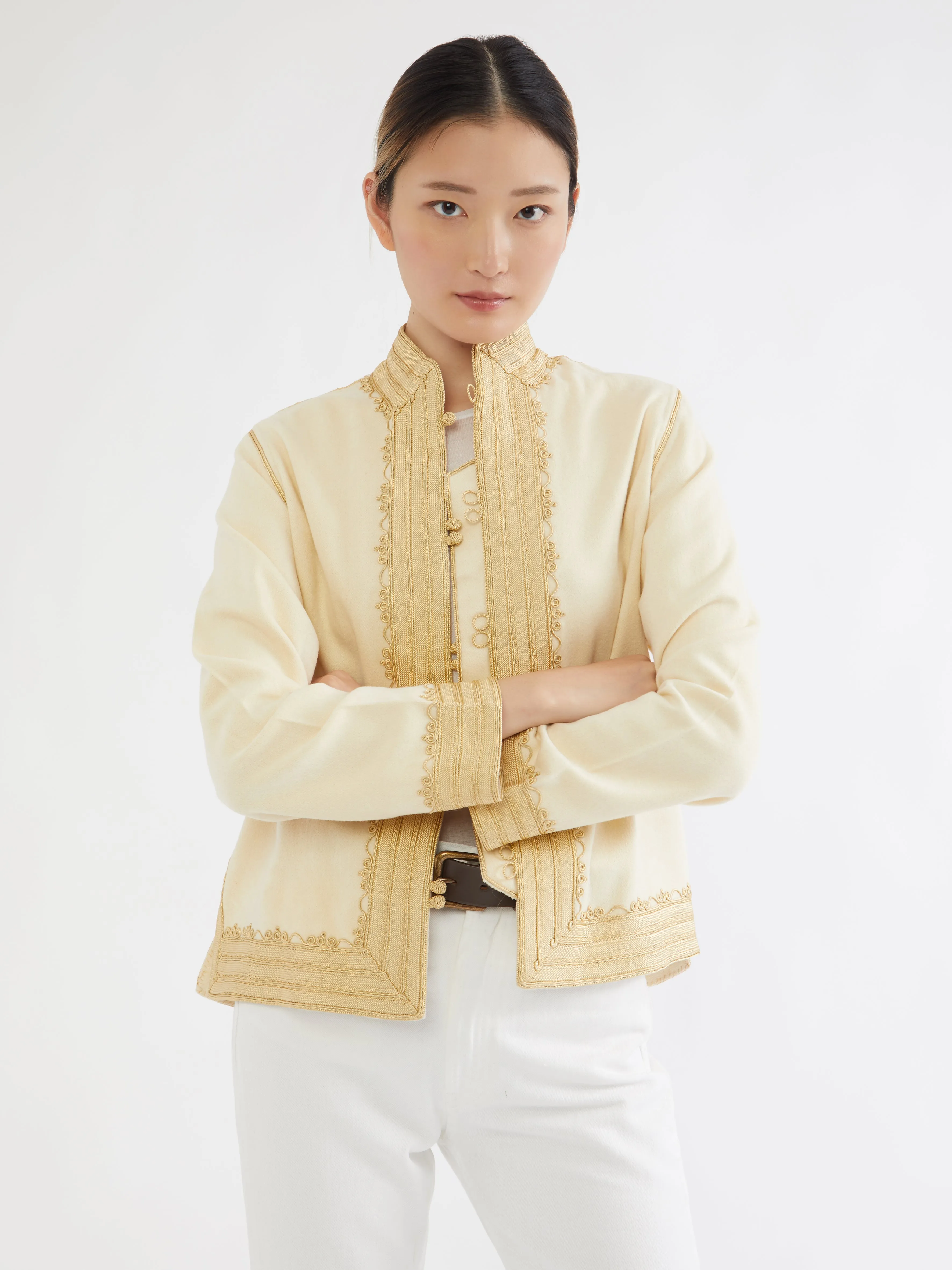Moroccan cashmere jacket PocketPlacement Lightweight Insulation Technology
