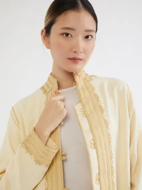 Moroccan cashmere jacket Travel Wardrobe Crisp Look