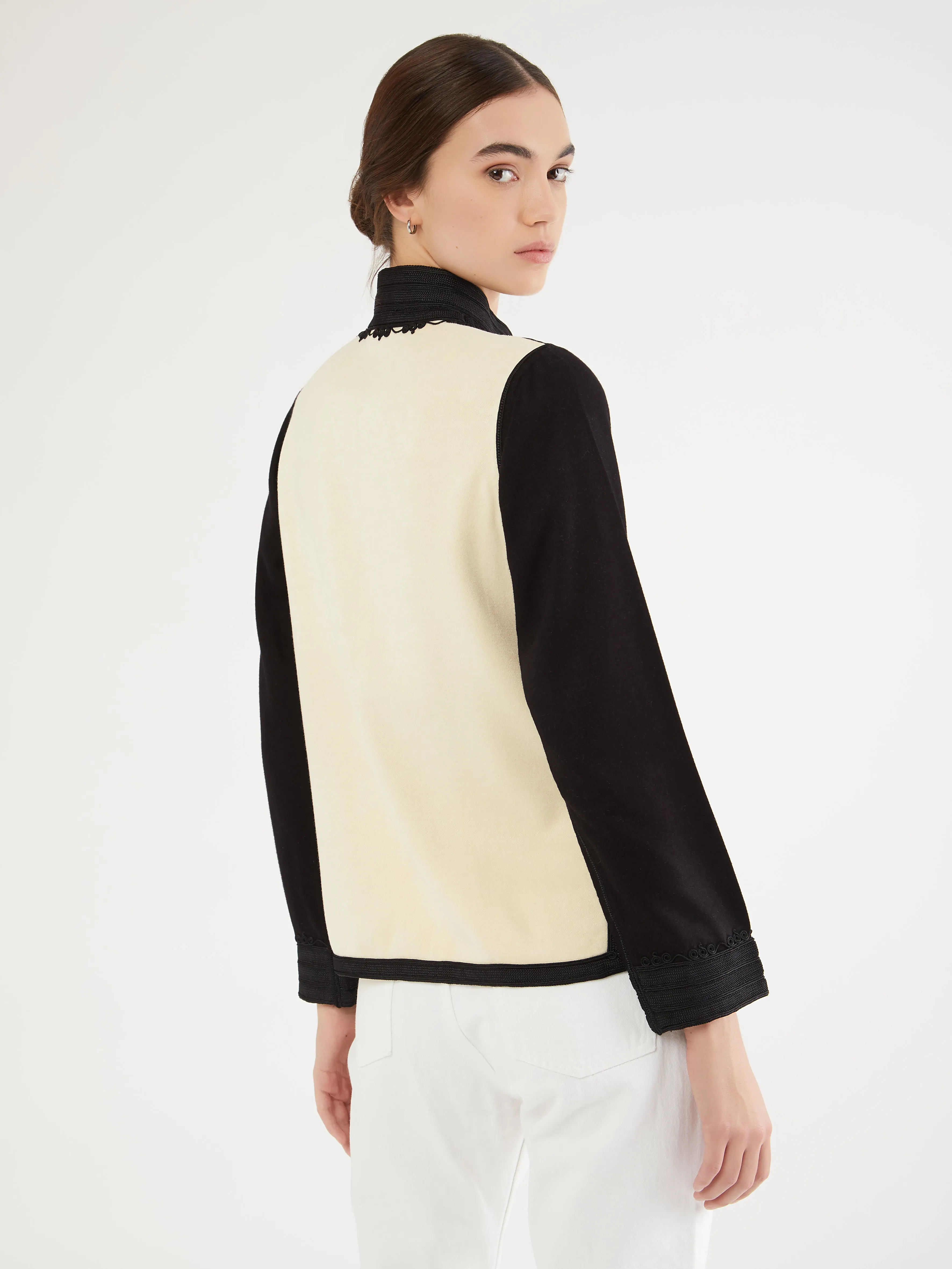 Moroccan cashmere jacket Fade Resistant Dye