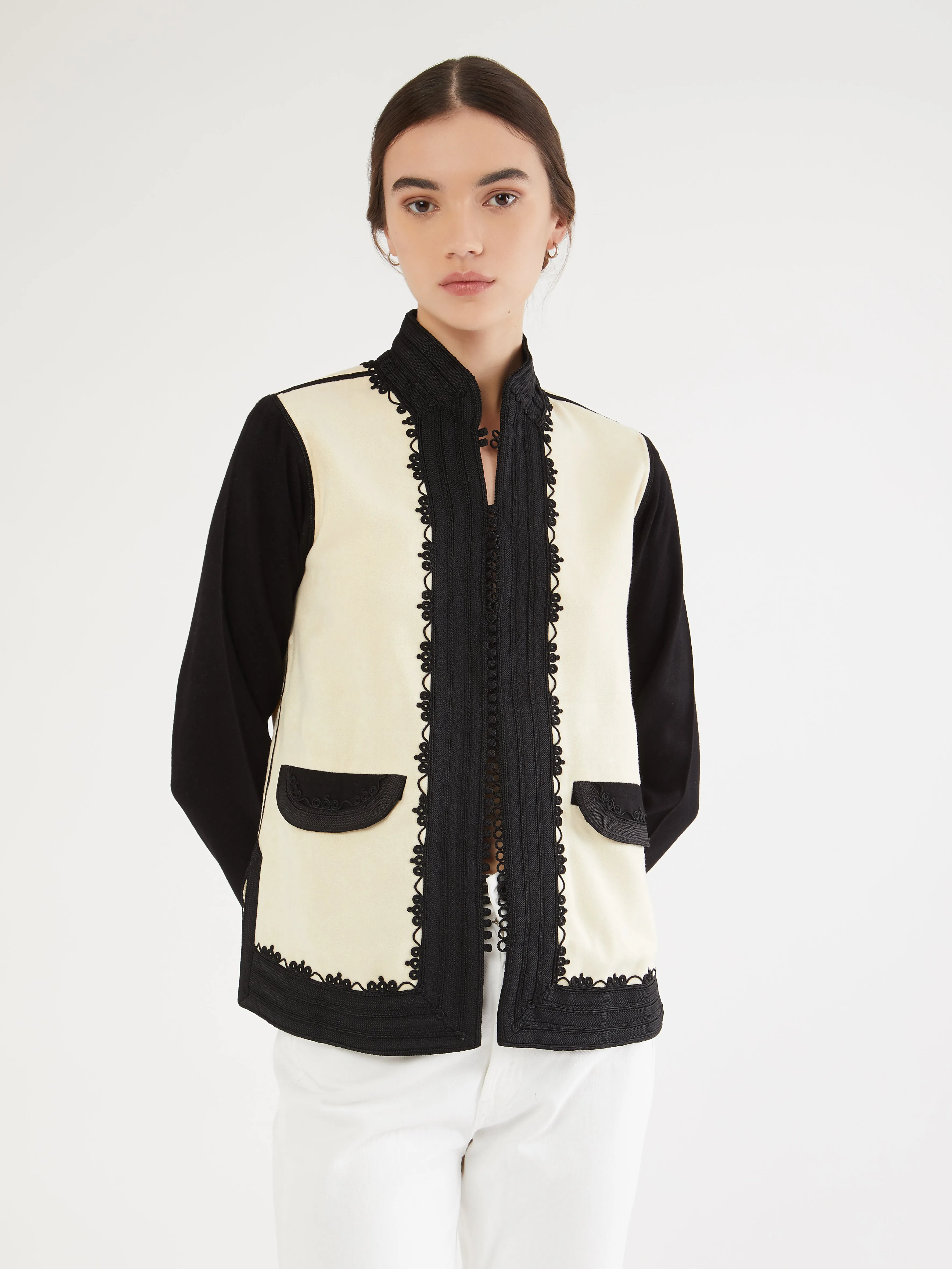 Moroccan cashmere jacket Windbreaker Inspired Fit Breathable Membrane