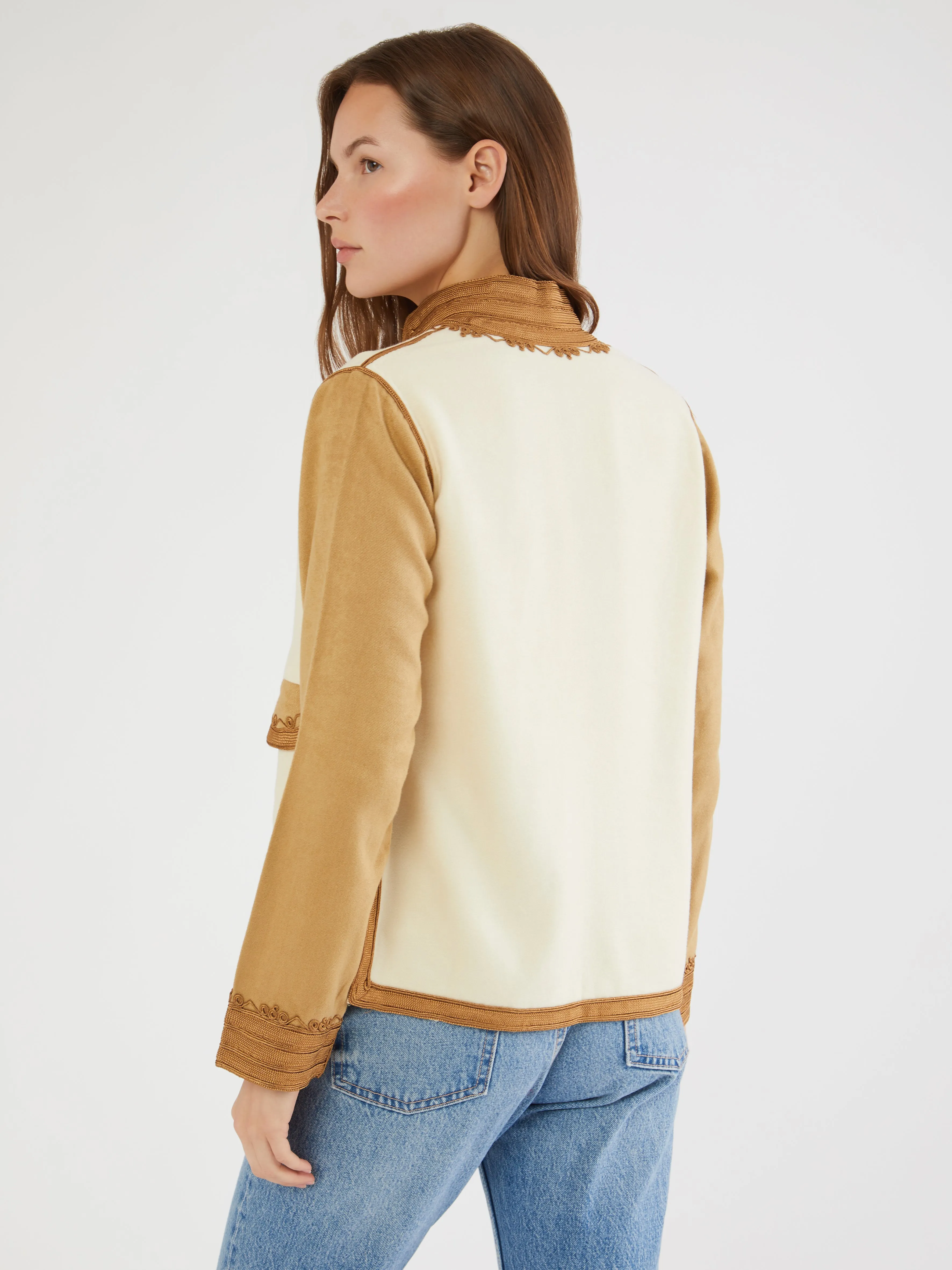 Moroccan cashmere jacket Articulated Sleeves