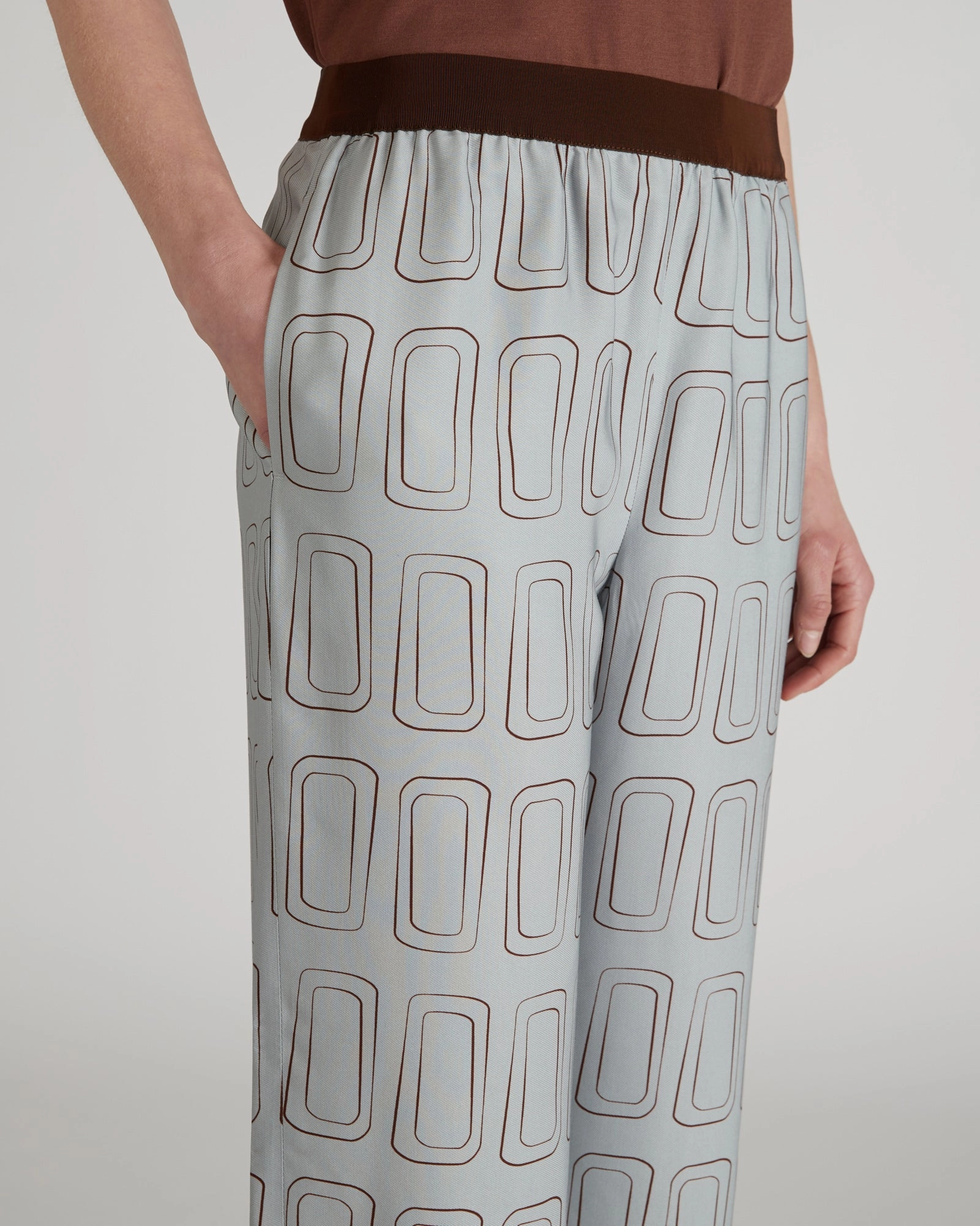 Viscose twill trousers Hiking Gear Reinforced Seams