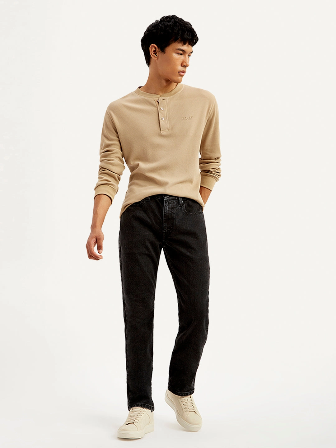 Tailored Design Weekend Style Modern Men's 511 Black Slim Fit Mid Rise Jeans