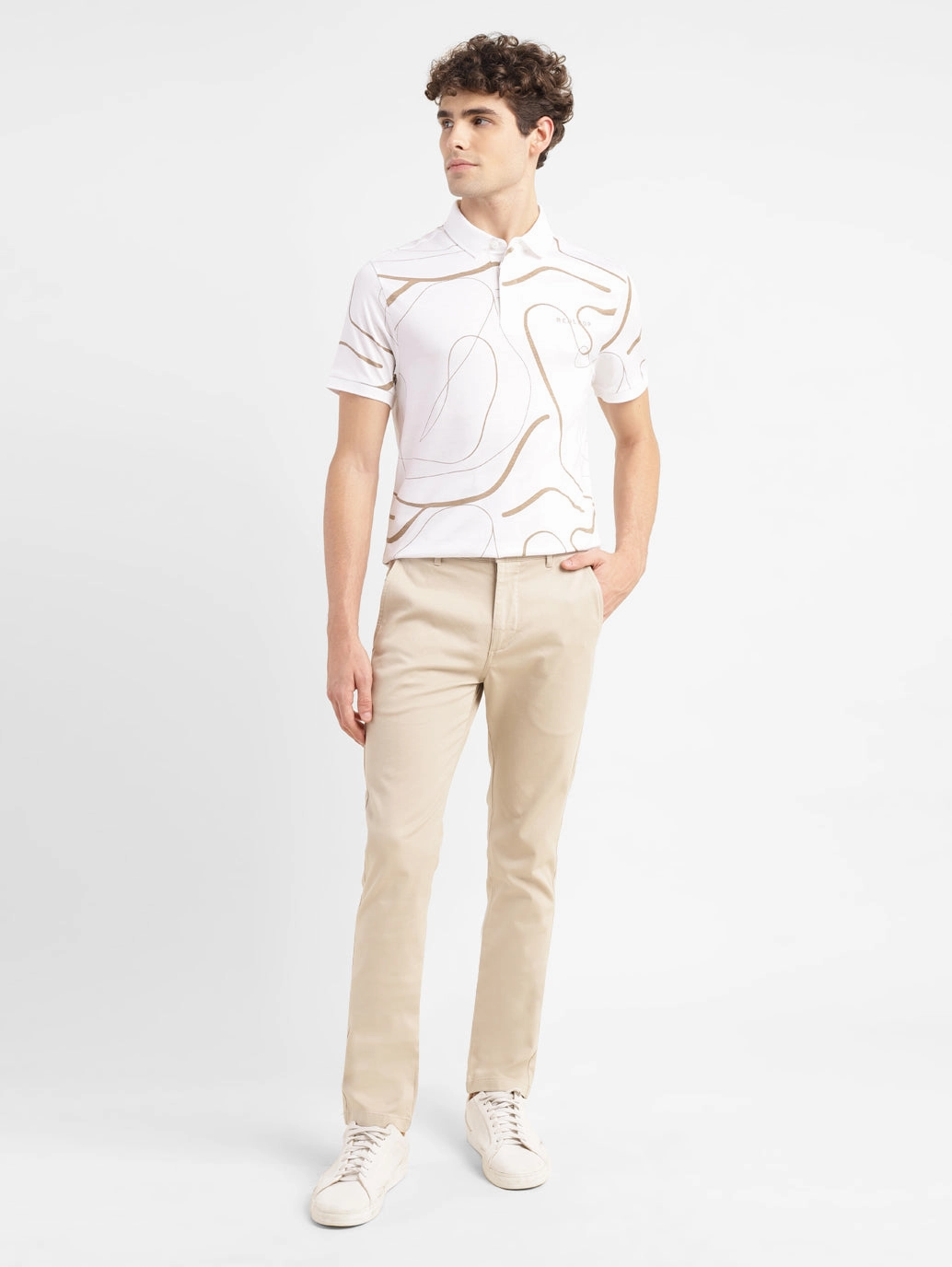 Sport Friendly Men's 511 Beige Slim Fit Chinos