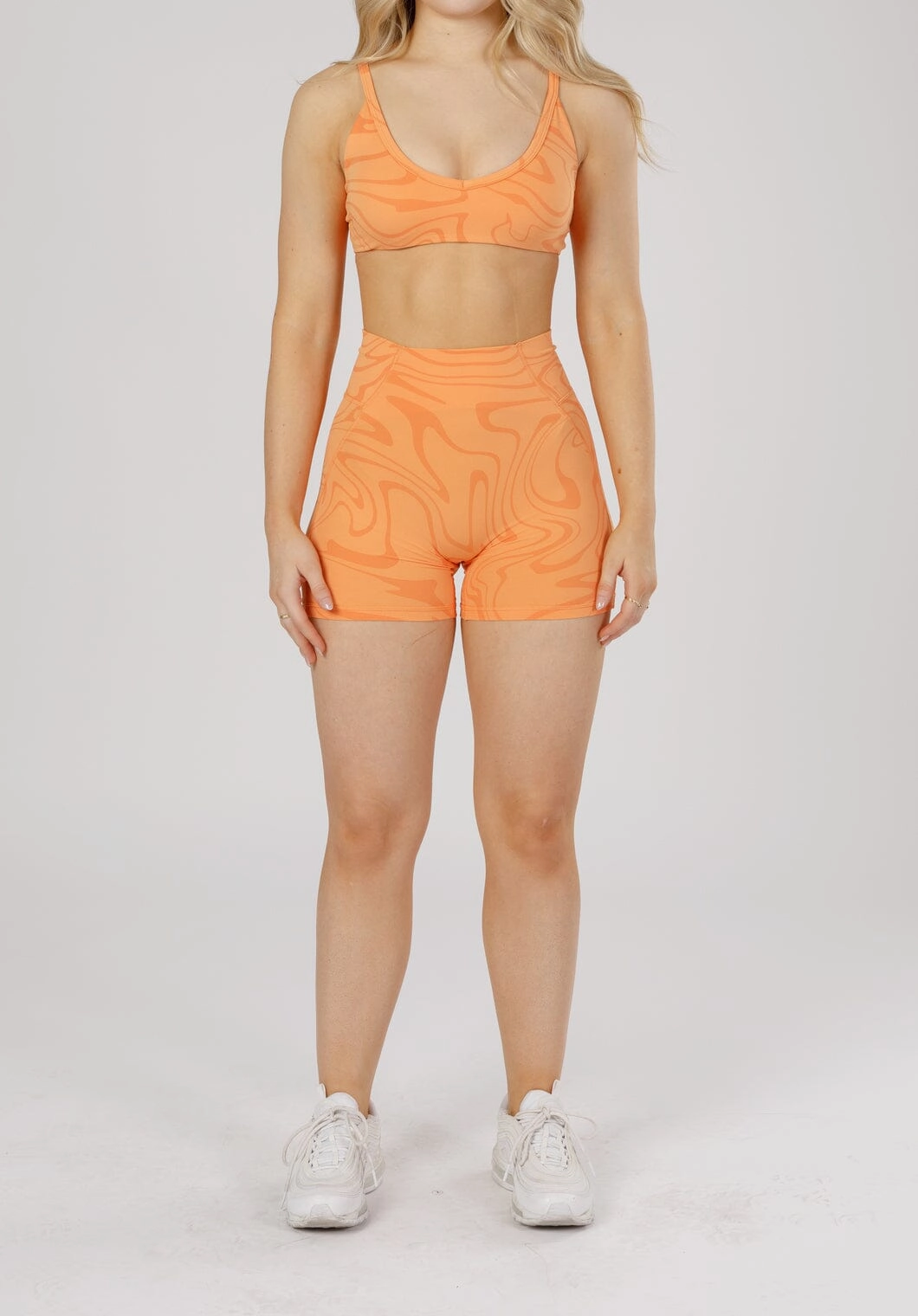 RecStretch DesB High Flow Sculptseam?  Plus Short Creamsicle Bold colors Summer Style