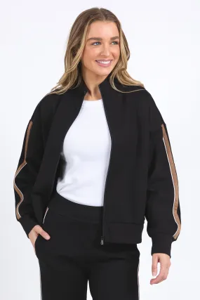 Foxwood London Zip Thru Jacket Black Shrink Resistant Treatment Interchangeable Liners