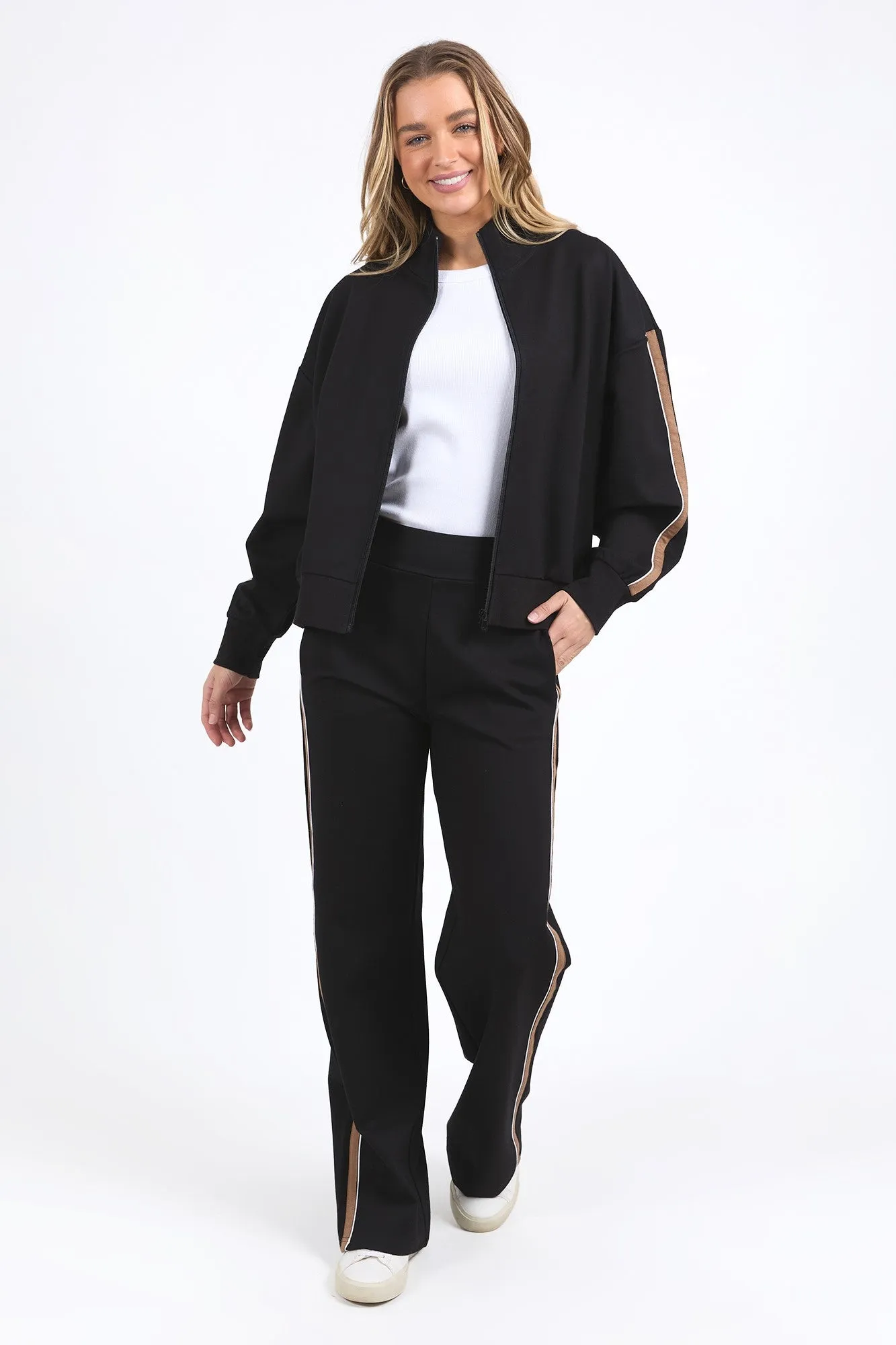 Foxwood London Zip Thru Jacket Black Heat Reflective Tech