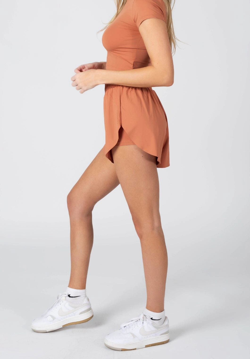 cheering section high - rise LiteSpeed Fast Track Short Fawn