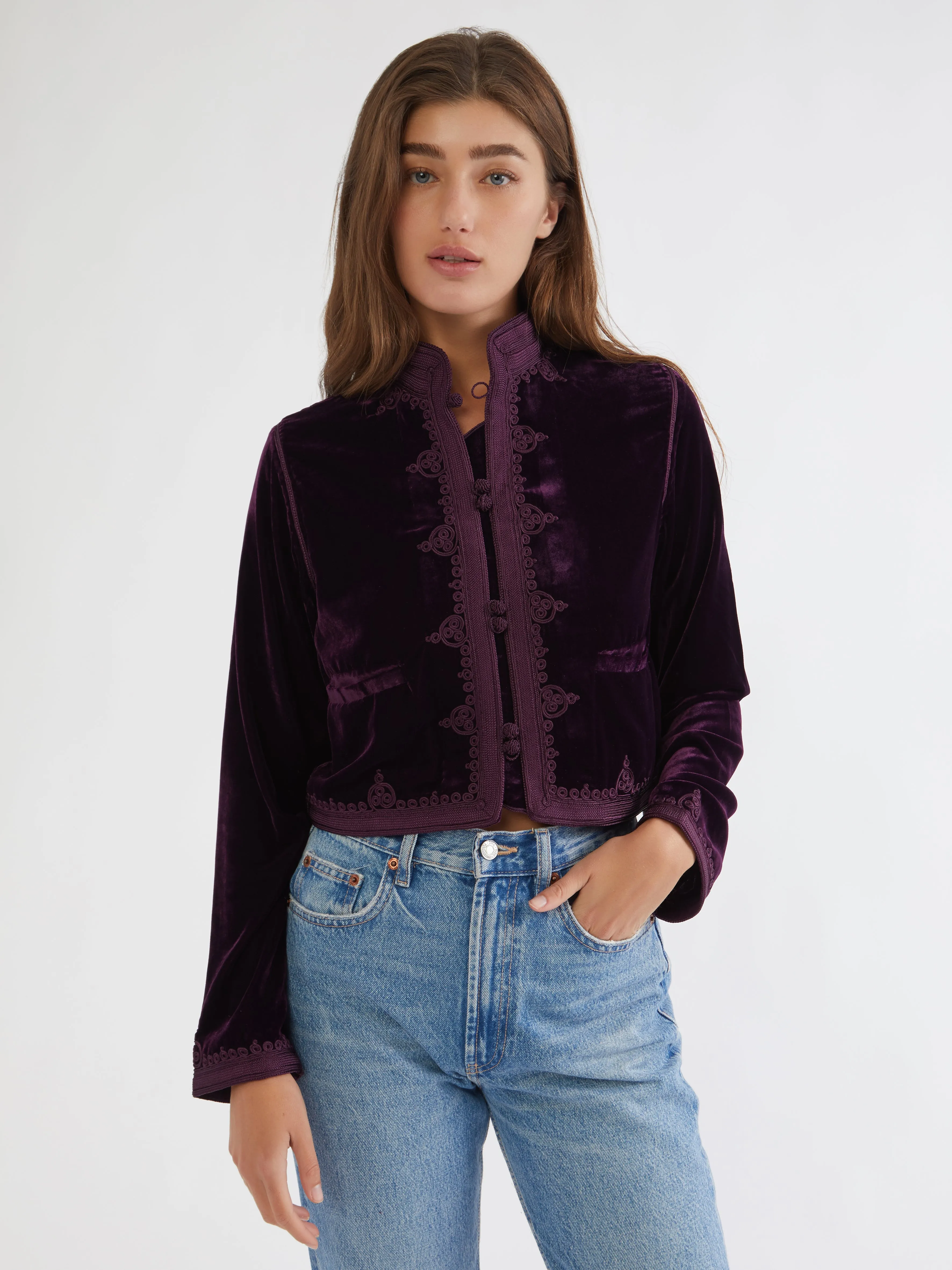 Moroccan velvet Bolero High End Look Windproof Technology