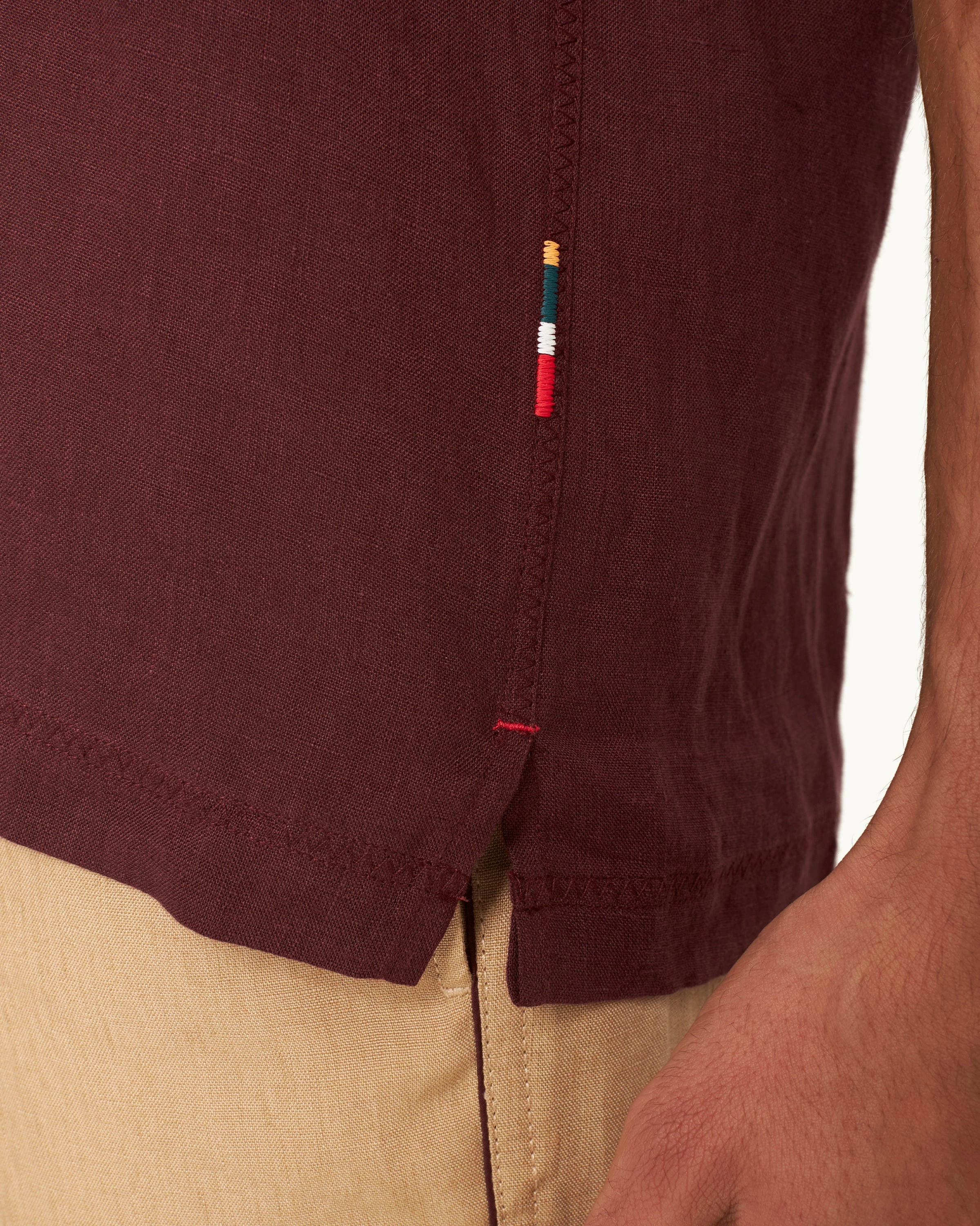 slim fit Maitan Lino