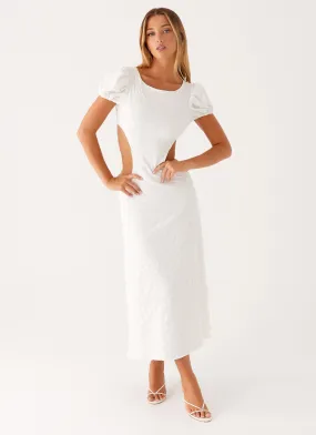Myley Midi Dress - White Influencer-Style