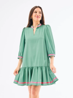 Naomi Dress | Basil Light Fabric