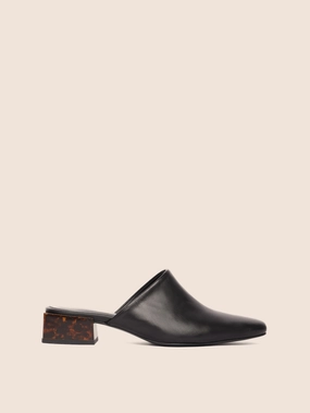 Navio Black Mule Milan Edge