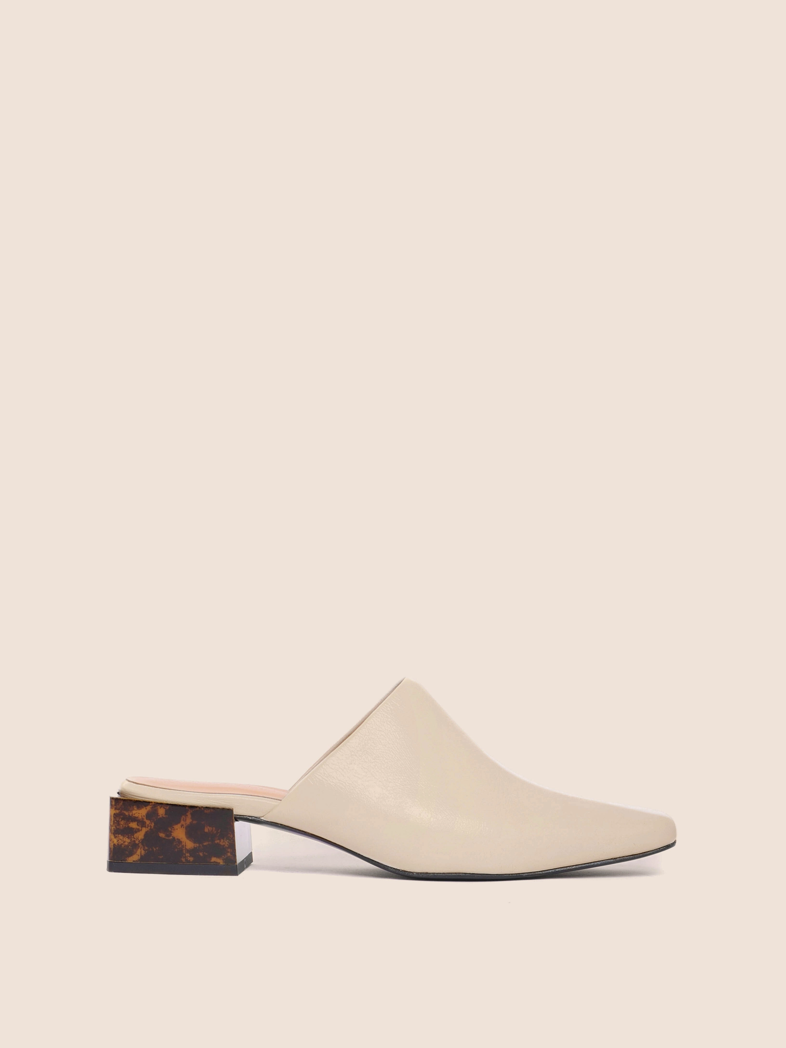 Luxury Feel Navio Buttermilk Mule