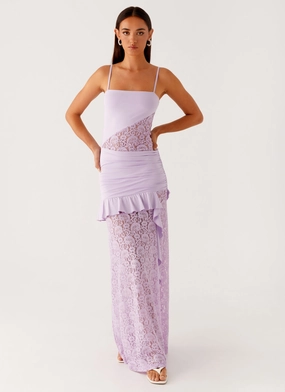 New Romance Maxi Dress - Lilac Charming Comfort Care-Instructions-Included