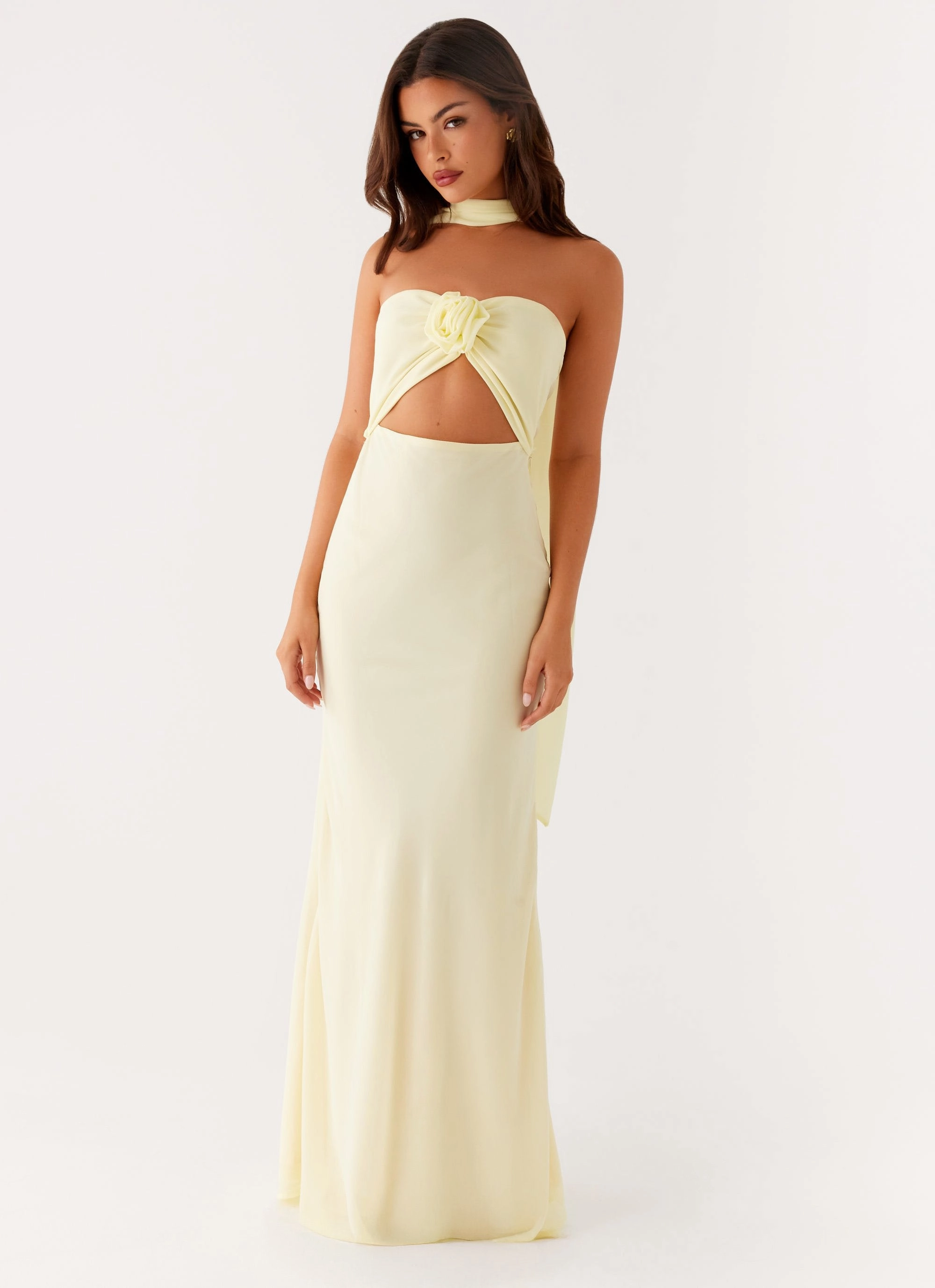 New Light Maxi Dress - Yellow Perfect Style Wear