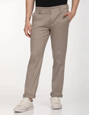 Sport Wear Fit Classy Fit Men's Beige Slim Fit Chinos