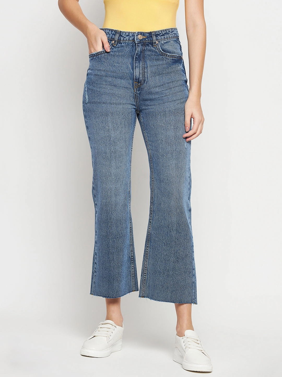 Night Out City Walk Minimalist All-day Comfort Madame Blue Denim
