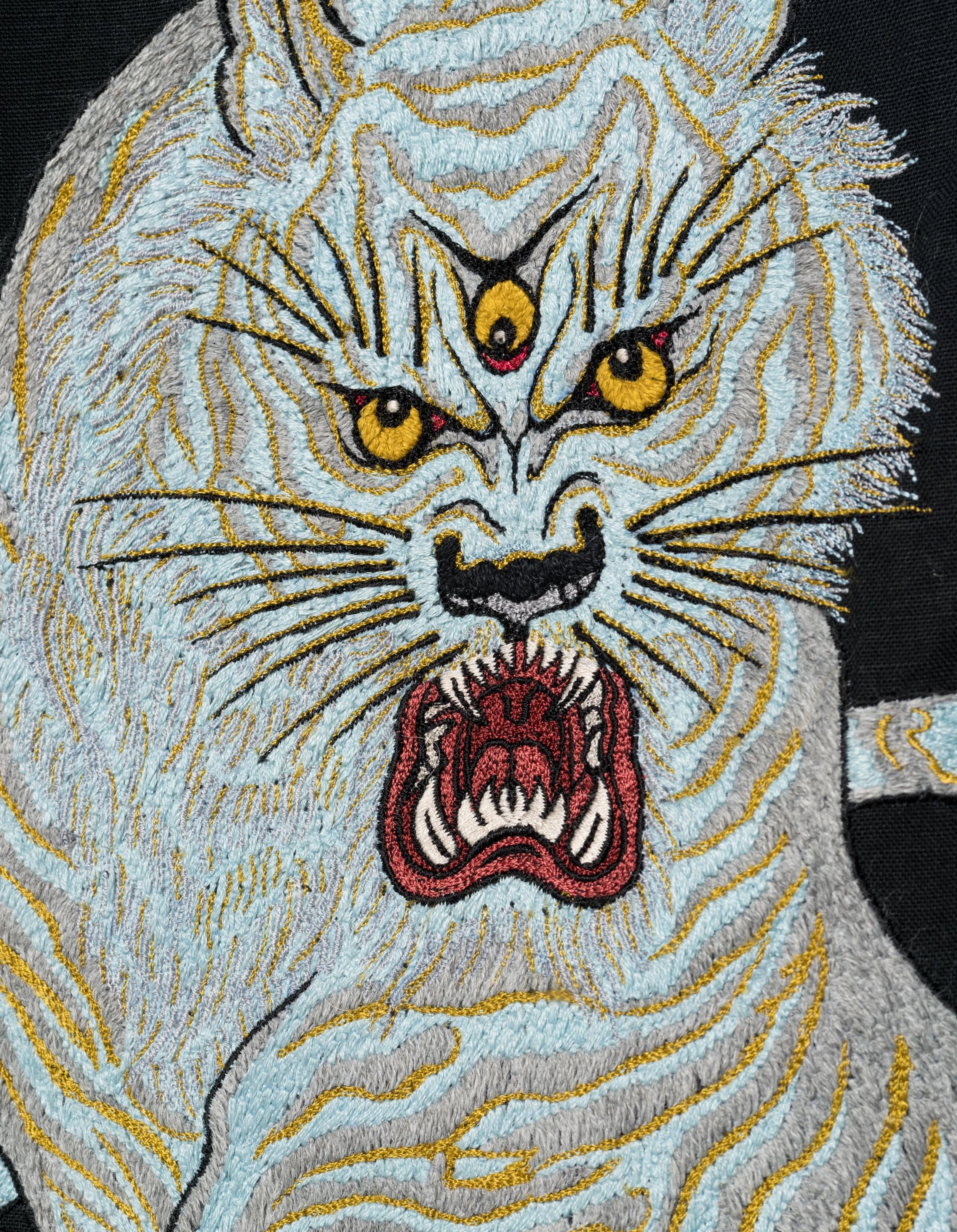 7094 Sno Panters Embroidered Loose Snopant? Black Adjustable Belt Loops