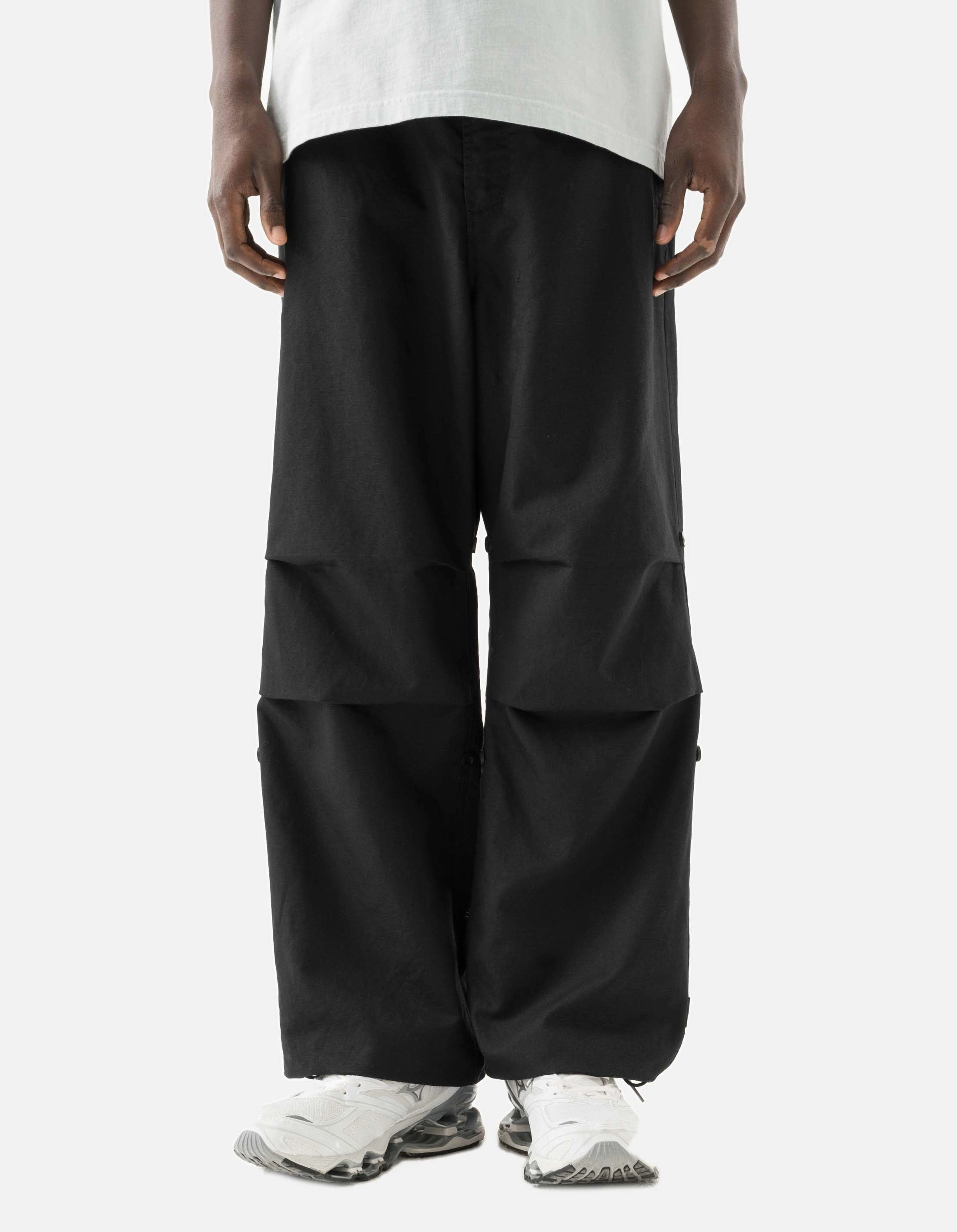 7094 Sno Panters Embroidered Loose Snopant? Black Versatile Layering Timeless Comfort