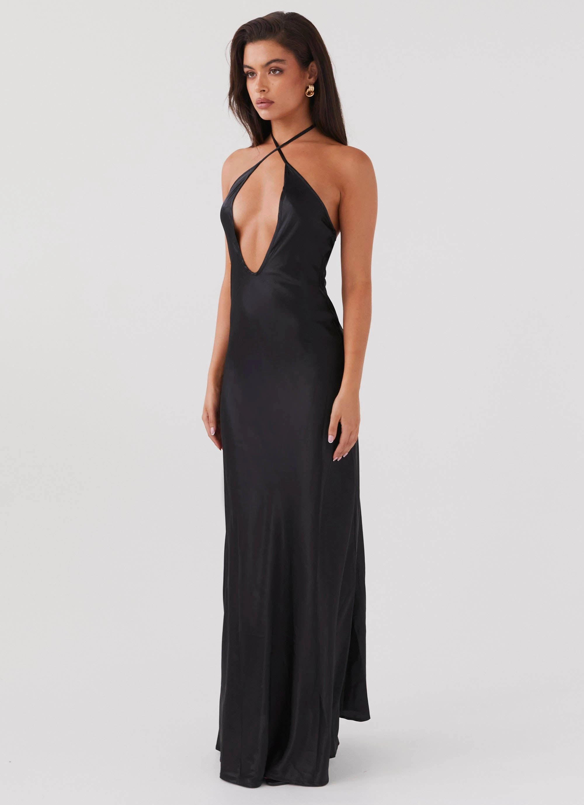 Cool Look Hot Now Noir Symphony Maxi Dress - Black