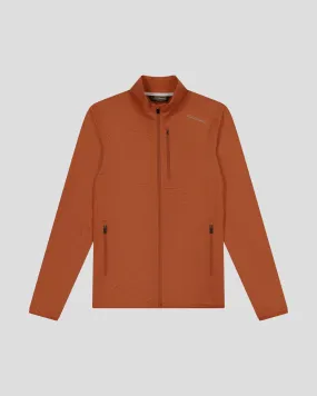 WindResistant Coating Reflective Bands Men's Seeker Fleece Jacket - Copper