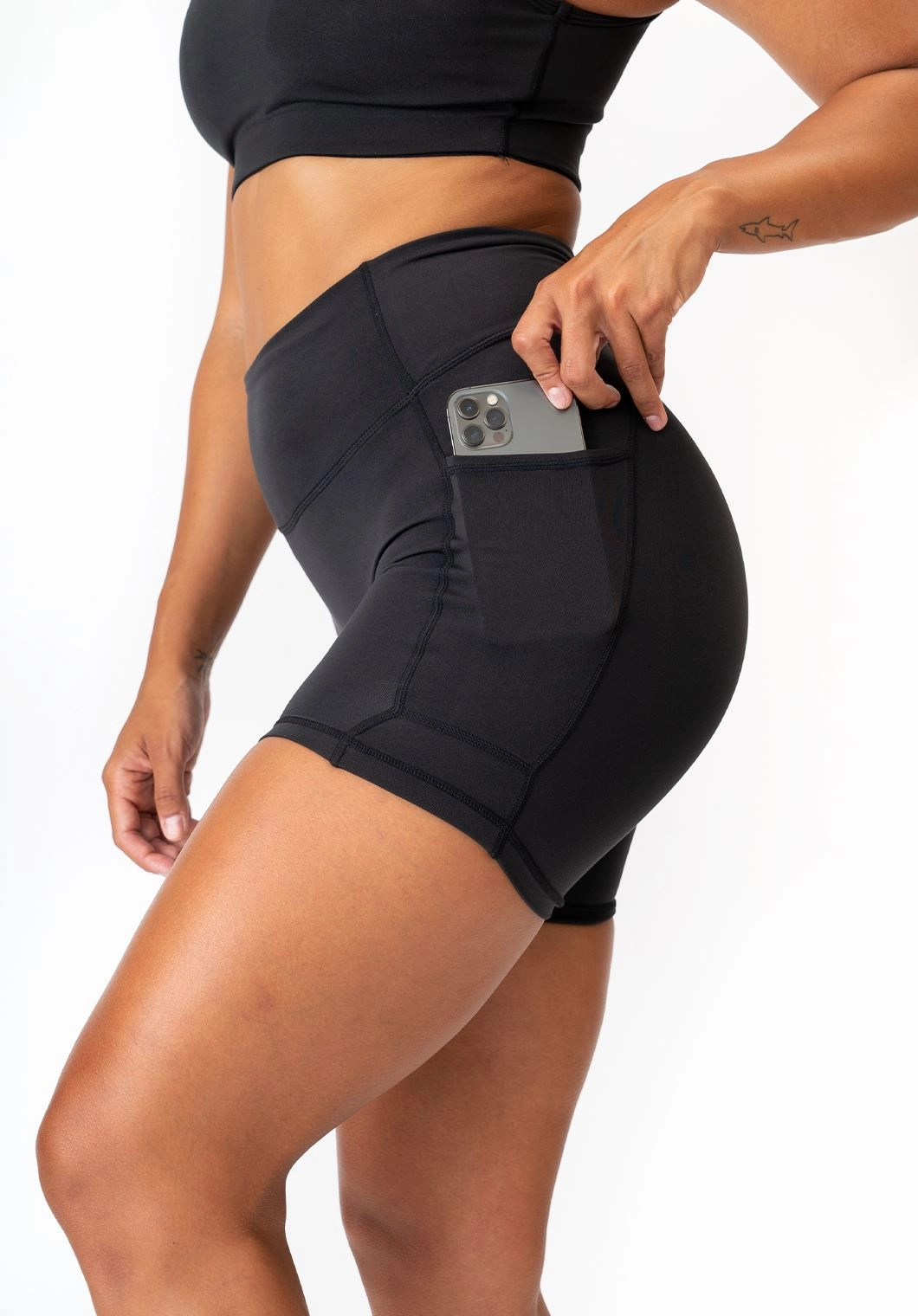 Style Choice Quick Drying Fabric Reluna Original Sculptseam? Pocket Short Black